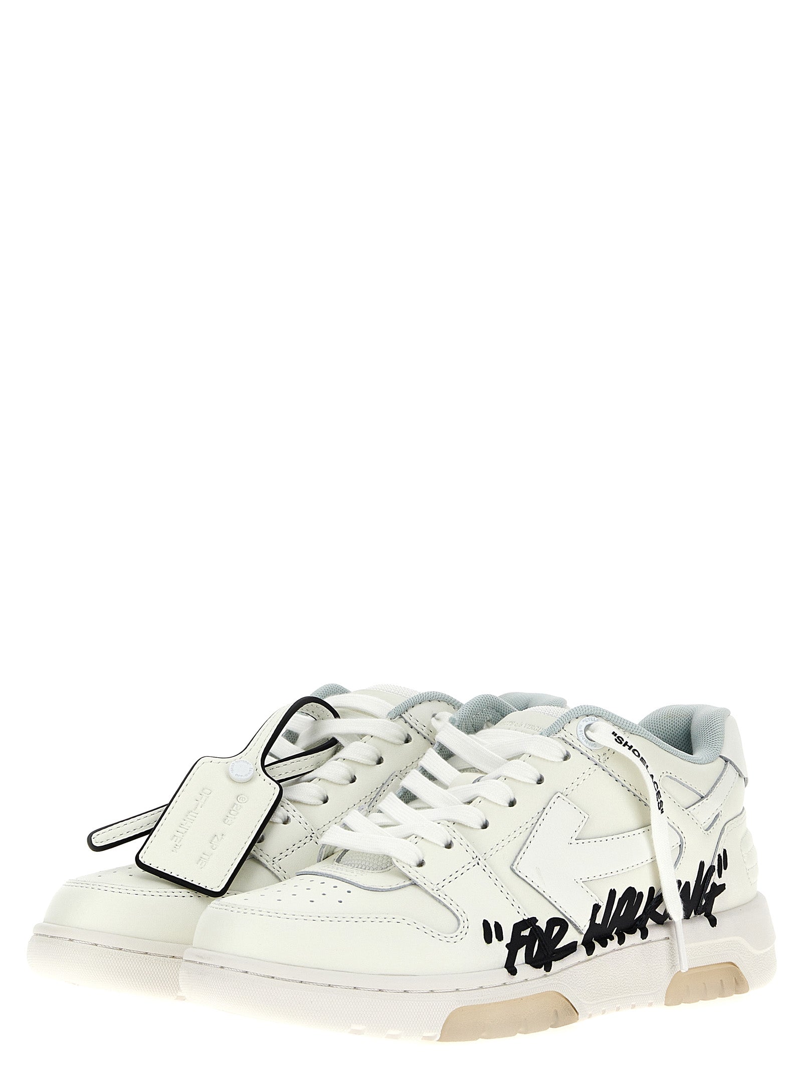 Off-White Bicolor Bovine Leather Low Top Sneakers