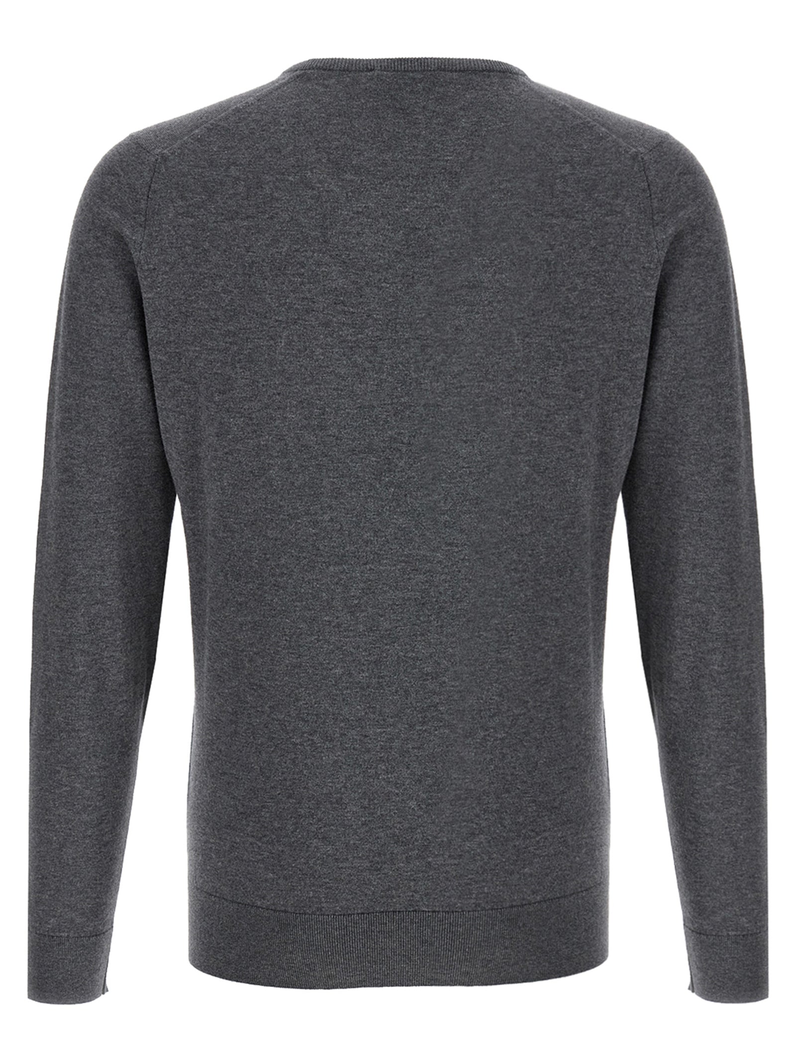JOHN SMEDLEY Gray Cotton Cardigan