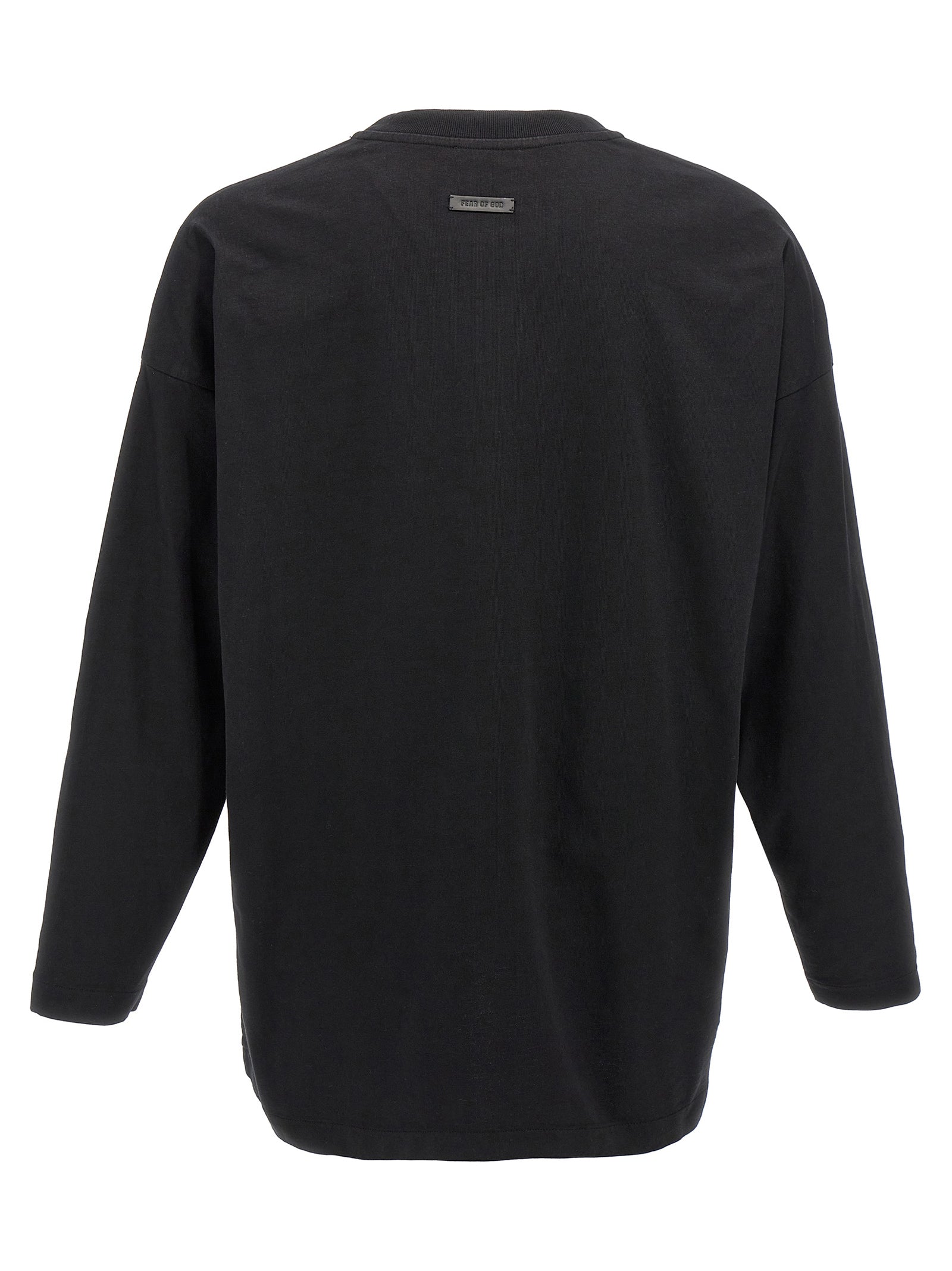 Fear Of God Black Cotton T-Shirt