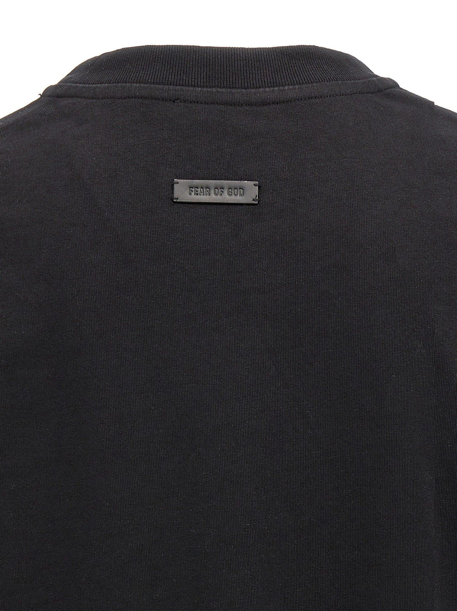 Fear Of God Black Cotton T-Shirt