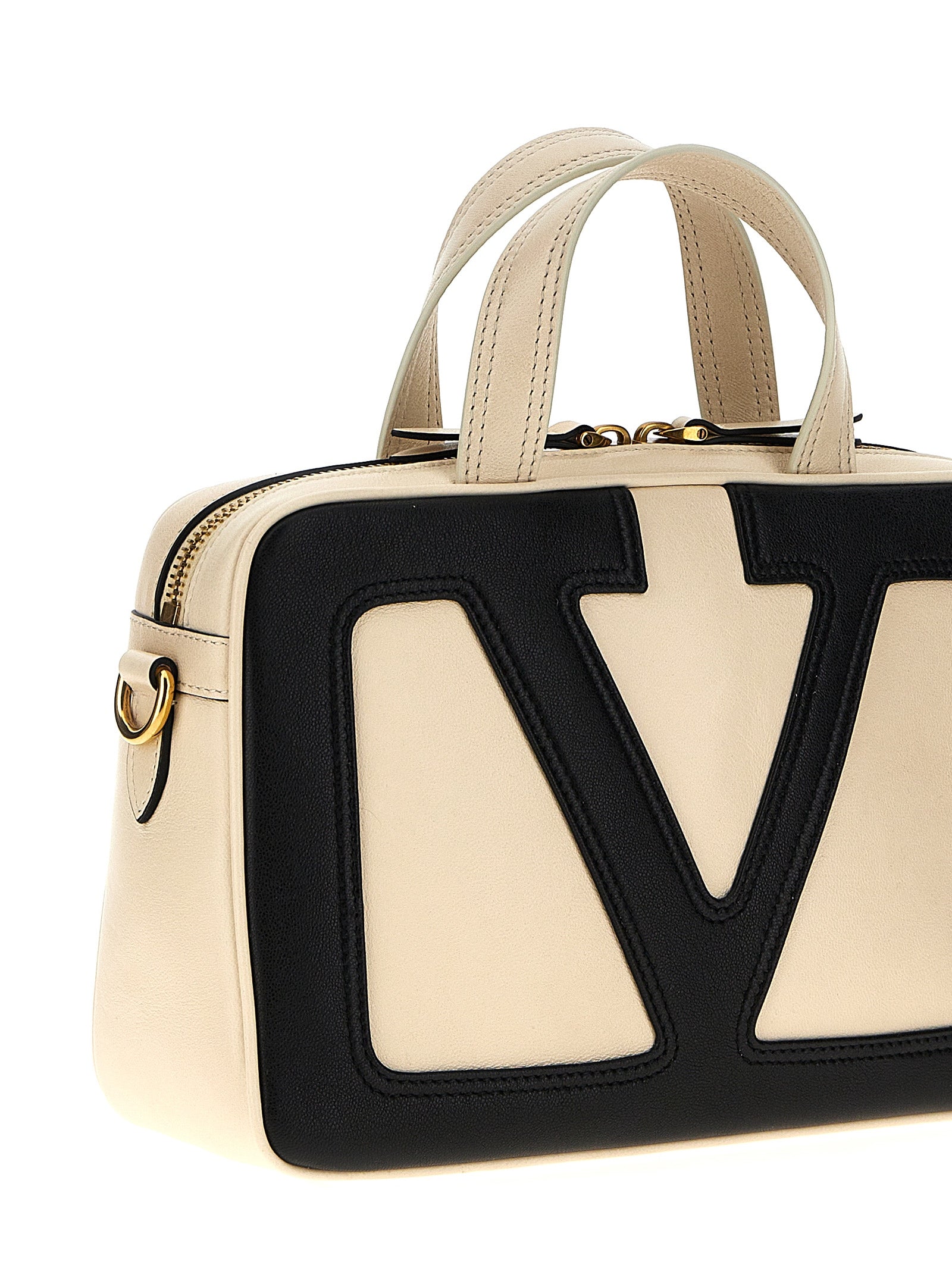 Valentino Garavani Bicolor Lamb Leather Handbag