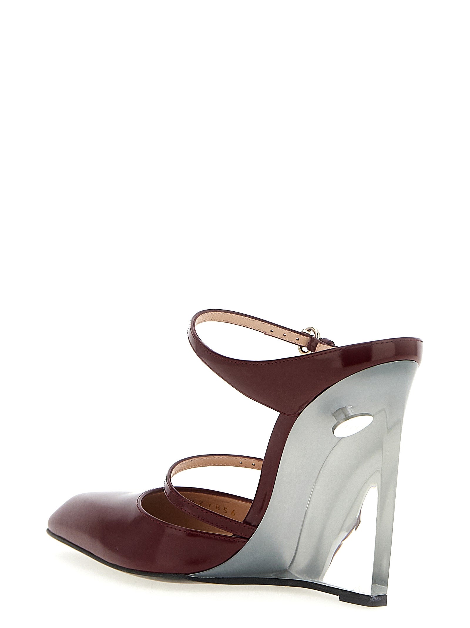 Gucci Multicolor Leather Wedge Sandals