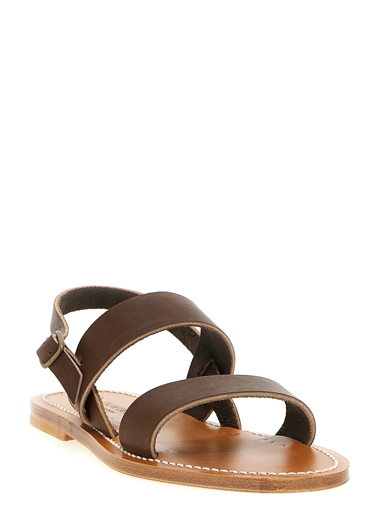 K.JACQUES SAINT TROPEZ Brown Backstrap Sandal