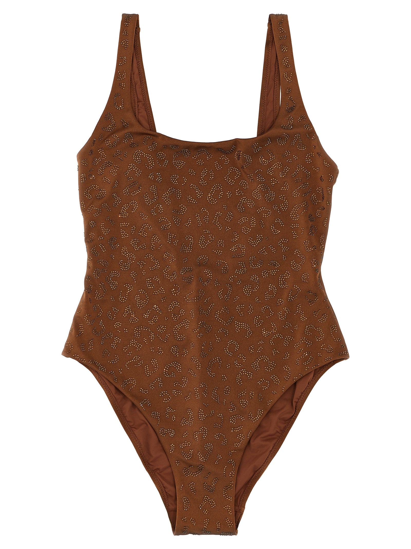 MC2 Saint Barth Brown Polyester One-Piece Swimsuit