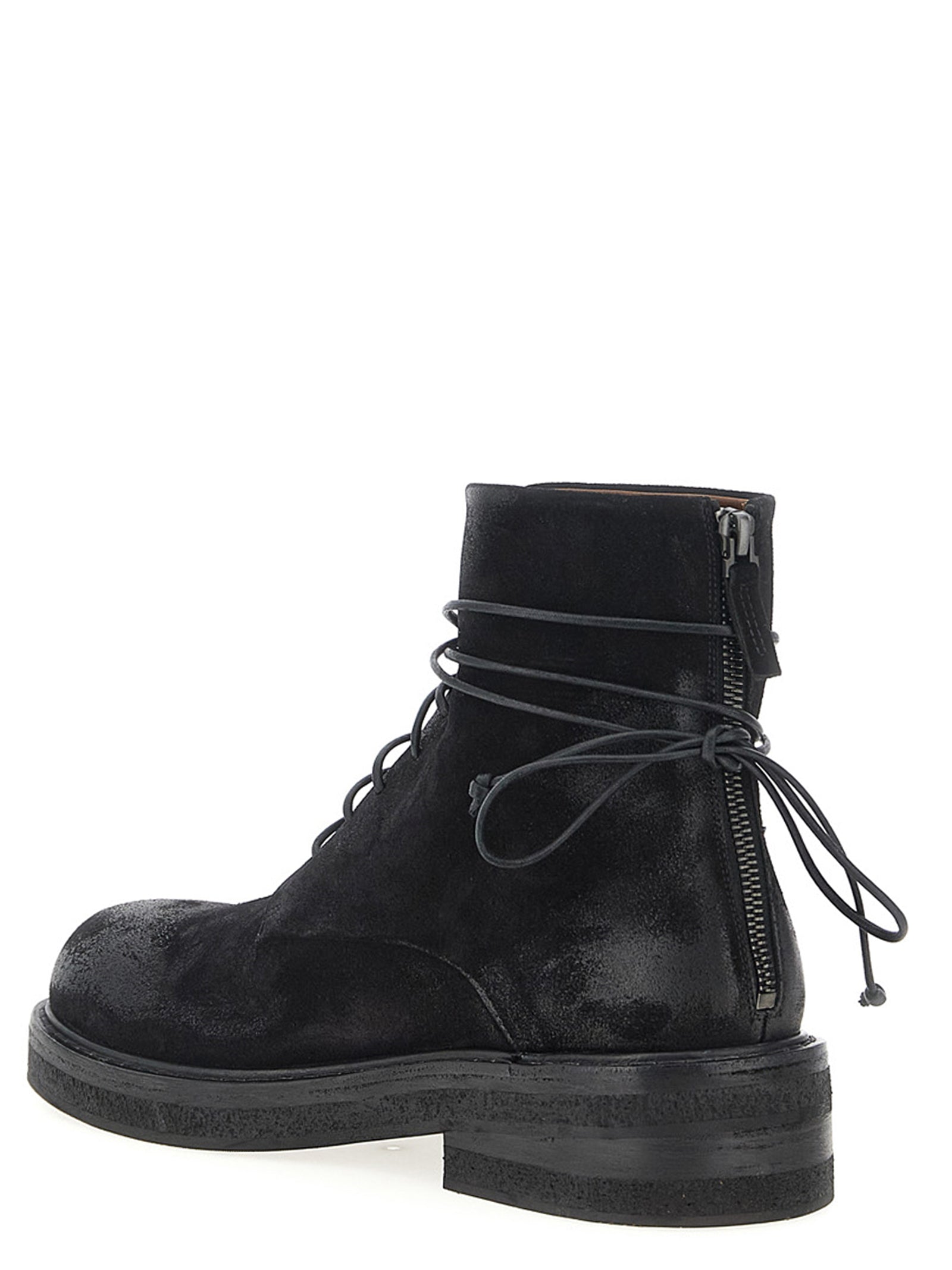 Marsell Black Cotton Chelsea Boots