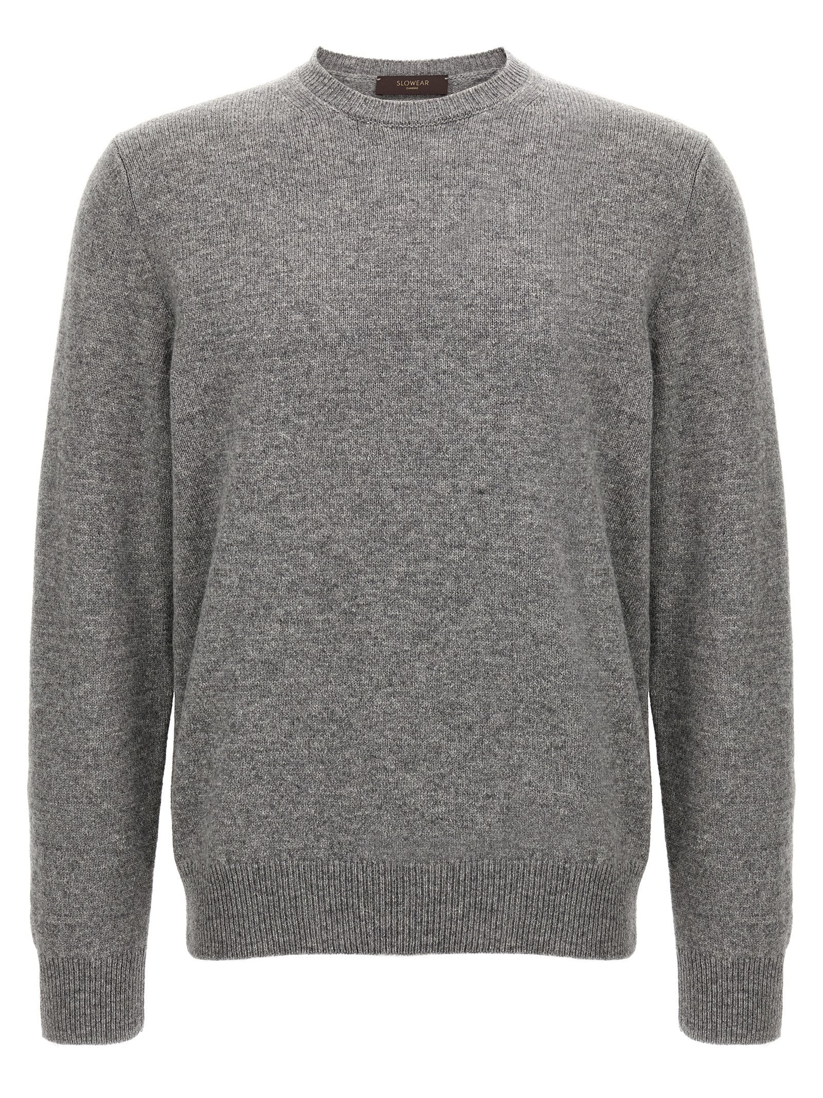 ZANONE Gray Virgin Wool Cardigan