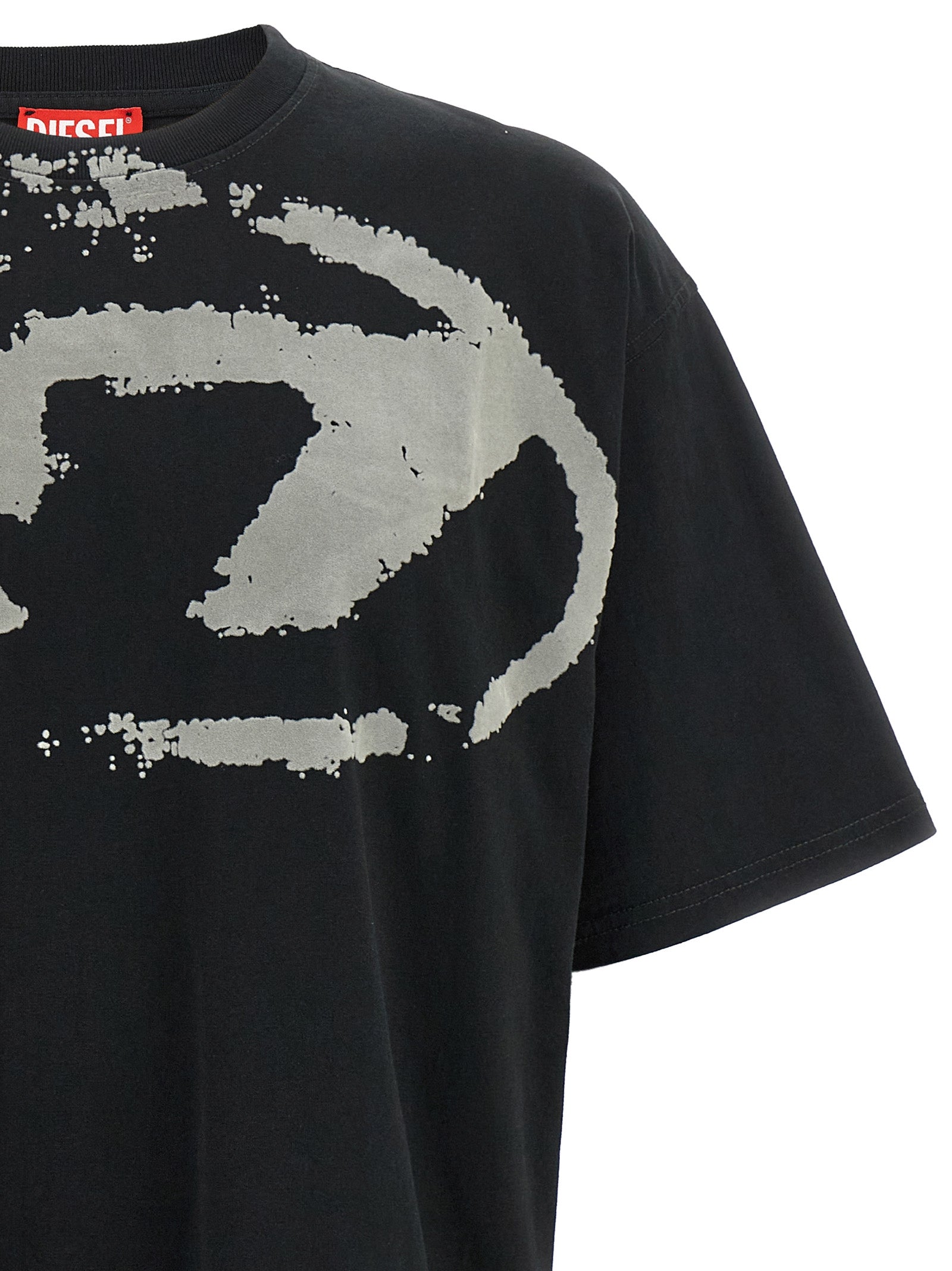 Diesel Black Cotton T-Shirt