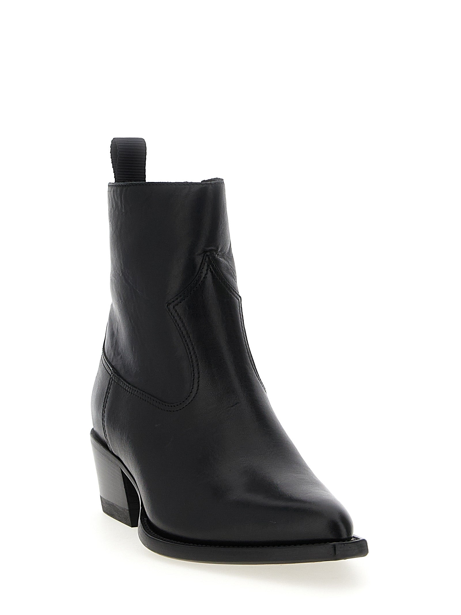 Golden Goose Black Cowhide Chelsea Boots
