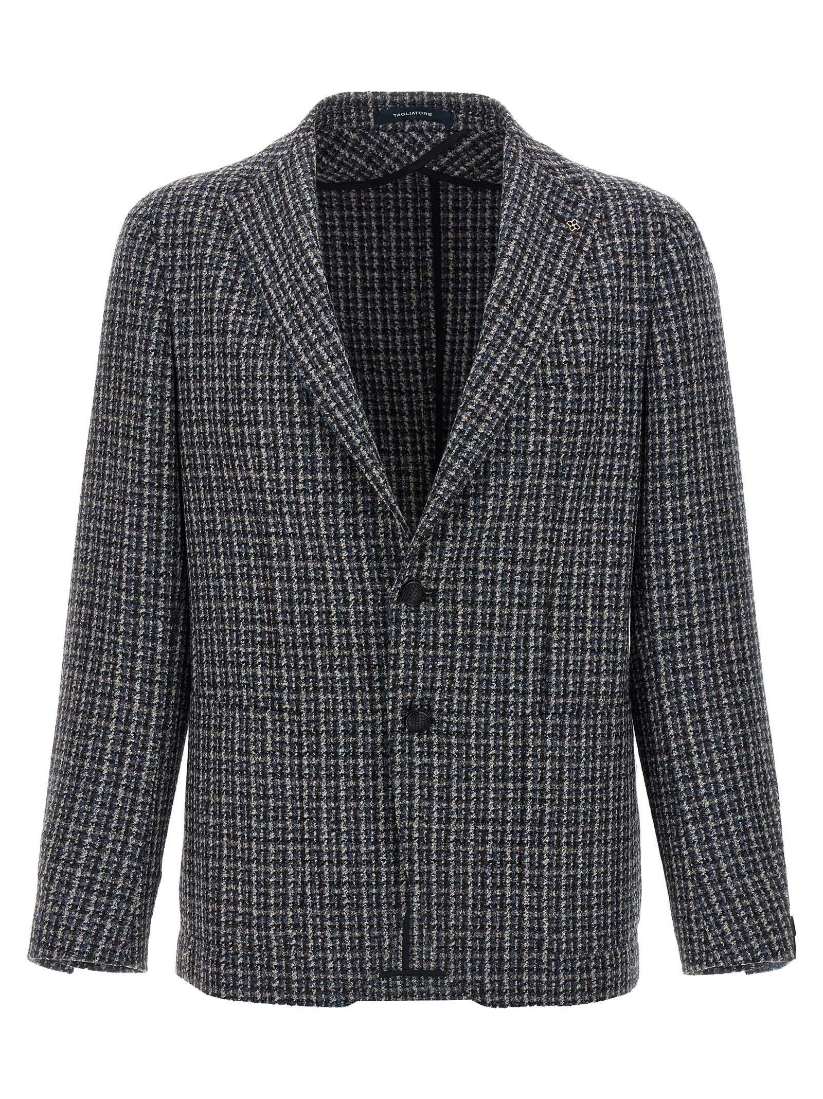 Tagliatore Multicolor Virgin Wool Blazer