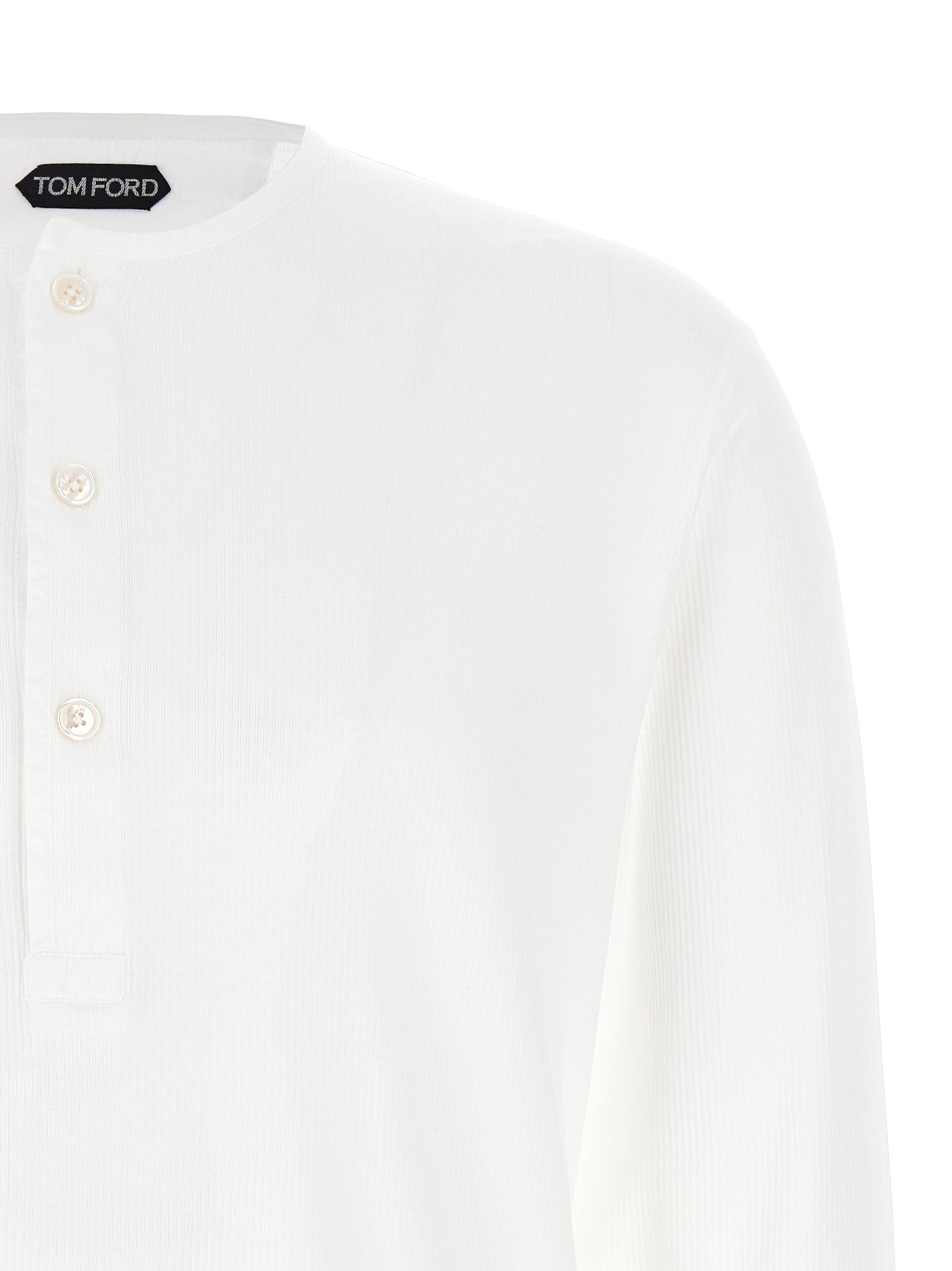 Tom Ford White Cotton T-Shirt