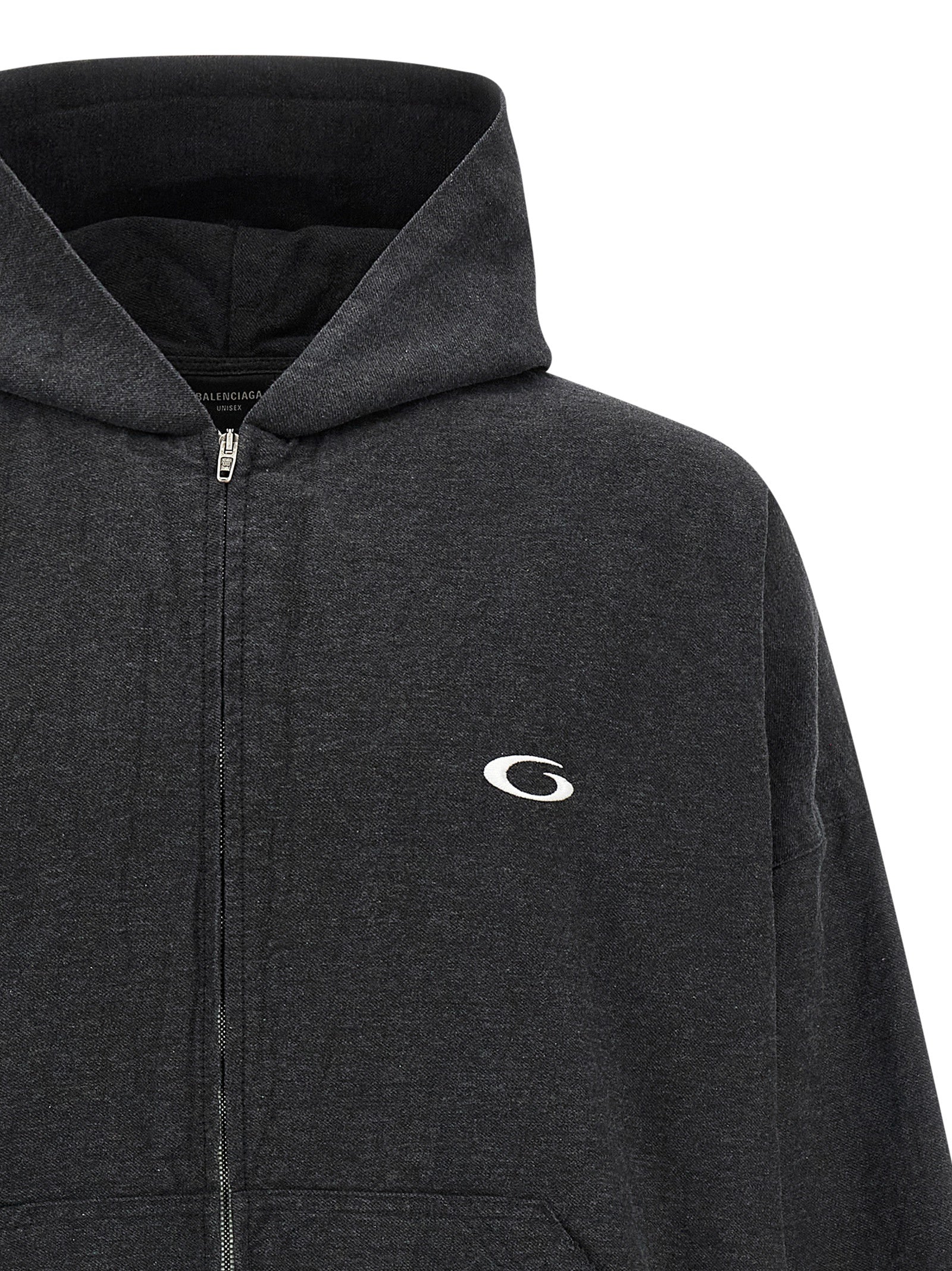 Balenciaga Gray Cotton Sweatshirt