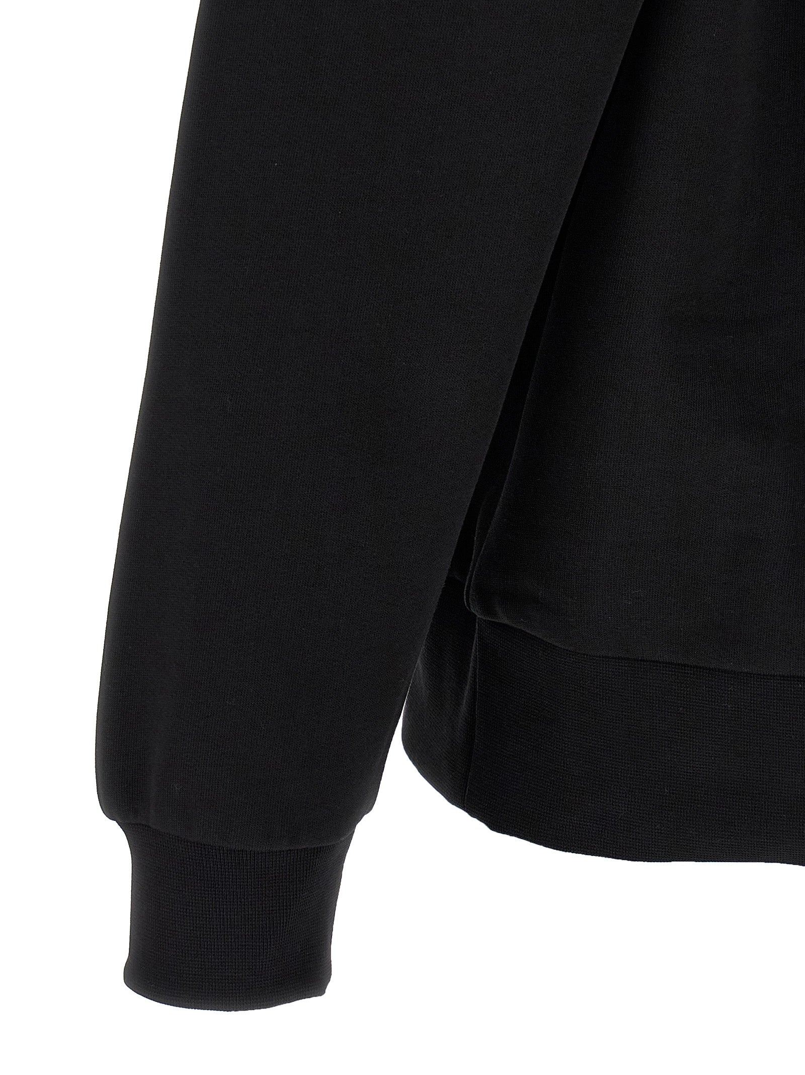 Lacoste Black Cotton Sweatshirt