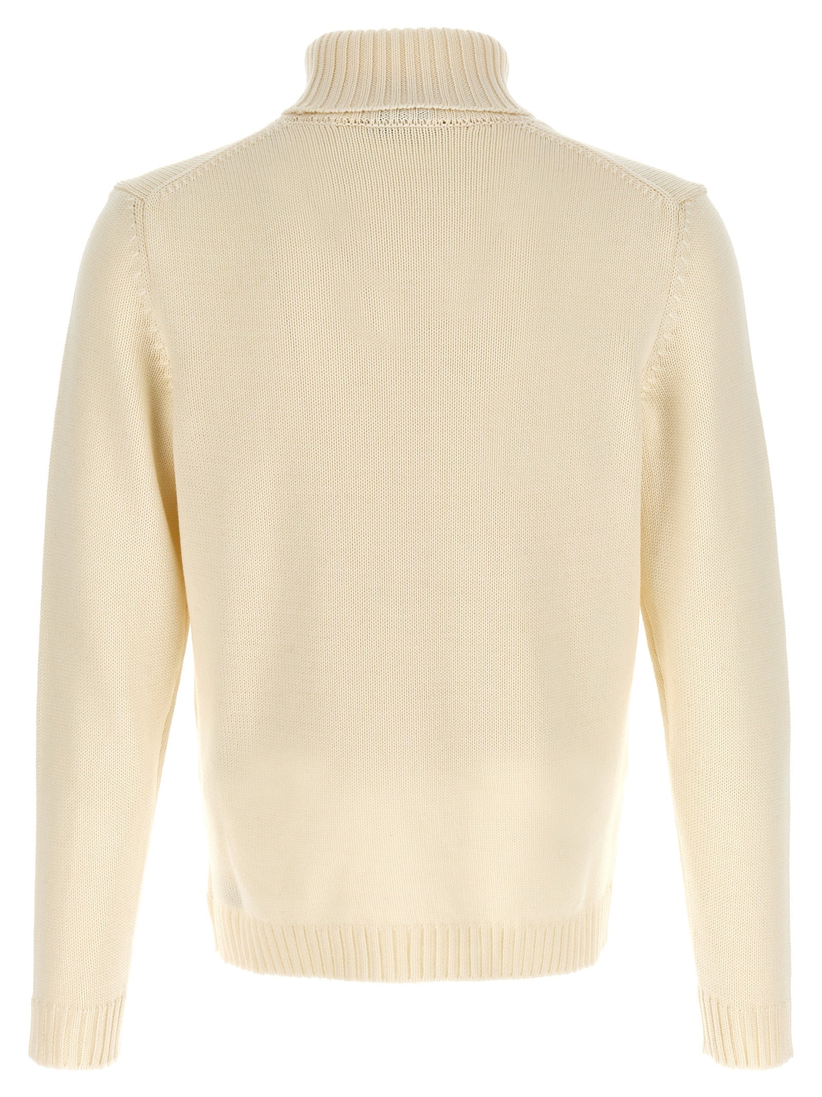 ZANONE White Virgin Wool Cardigan