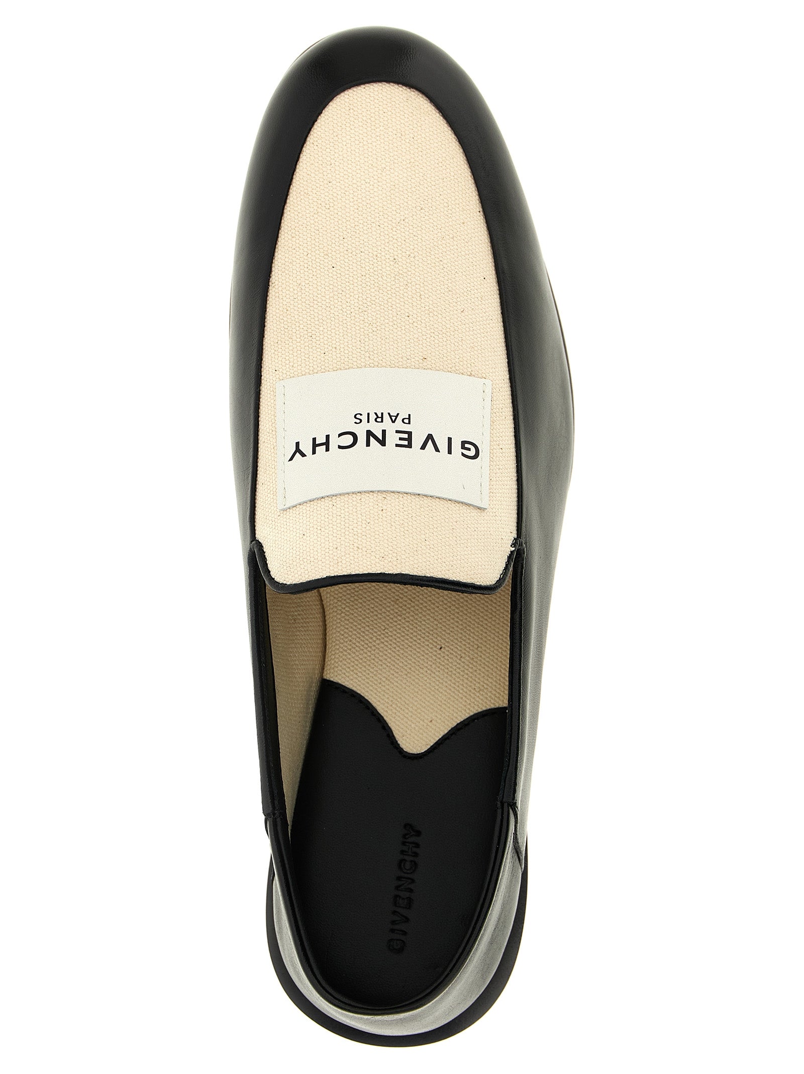 Givenchy Black Lamb Leather Slip-On Loafers