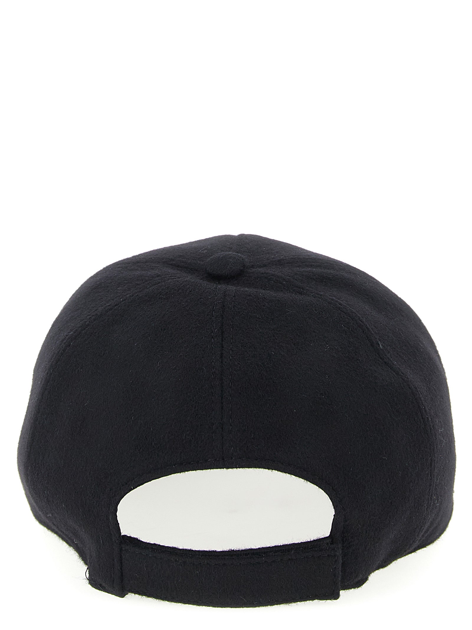 Fendi Black Wool Cap (Baseball Hat)