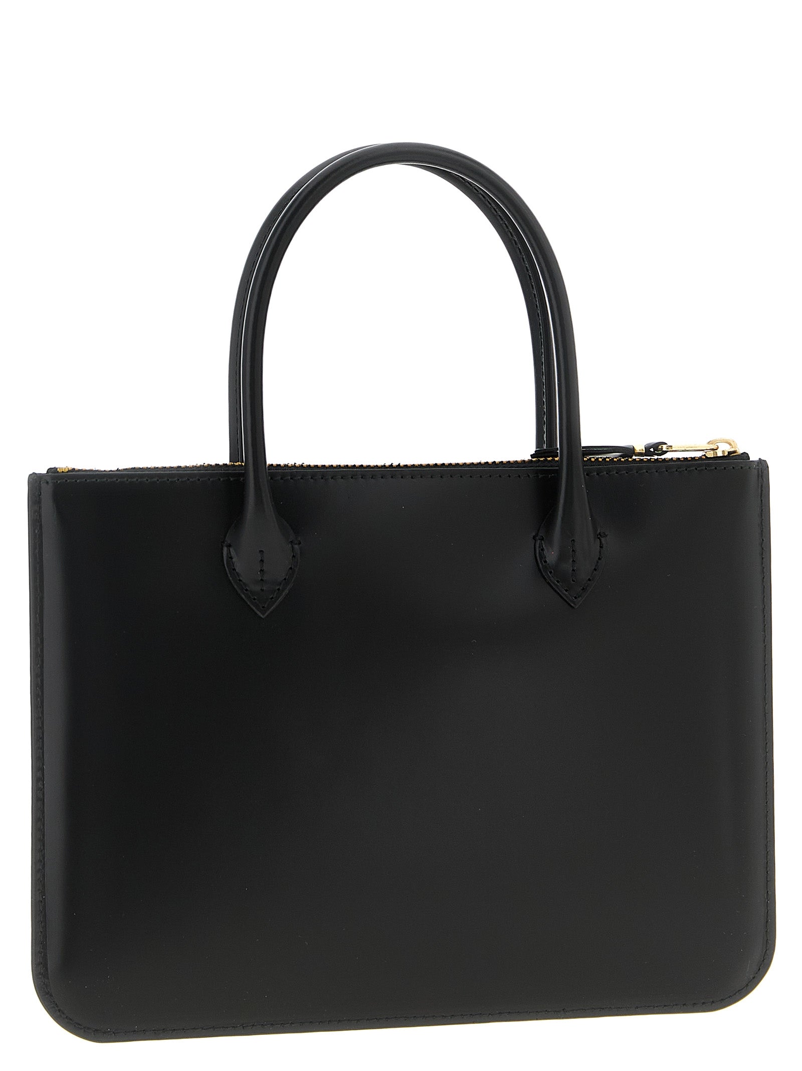 Comme Des Garçons Black Cowhide Handbag