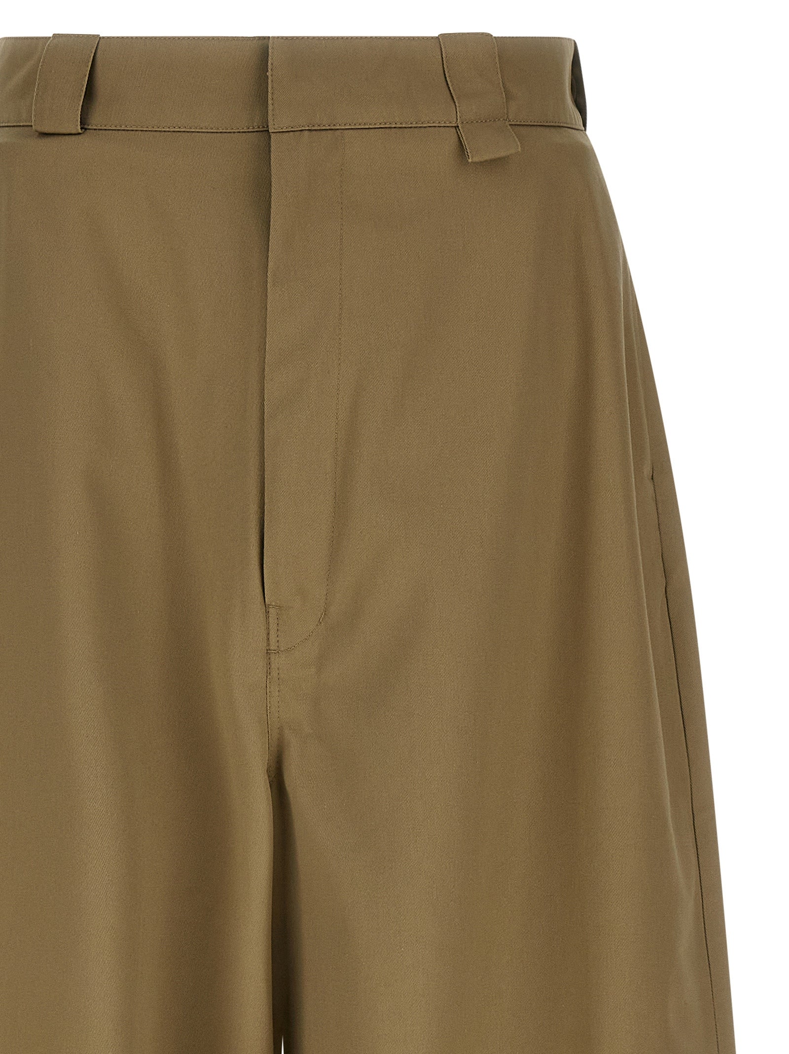 WILLY CHAVARRIA Beige Polyester Chino Pants