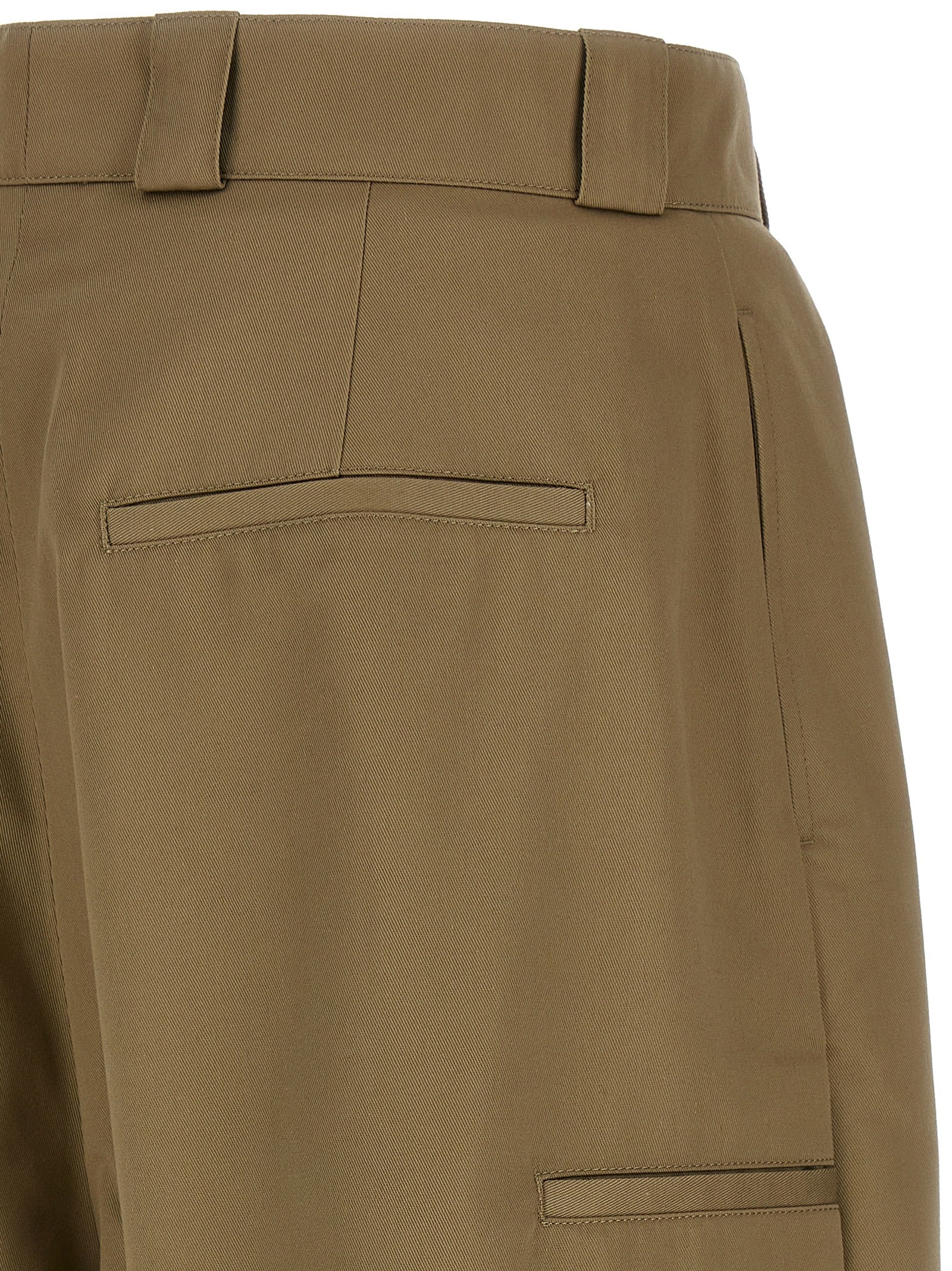 WILLY CHAVARRIA Beige Polyester Chino Pants