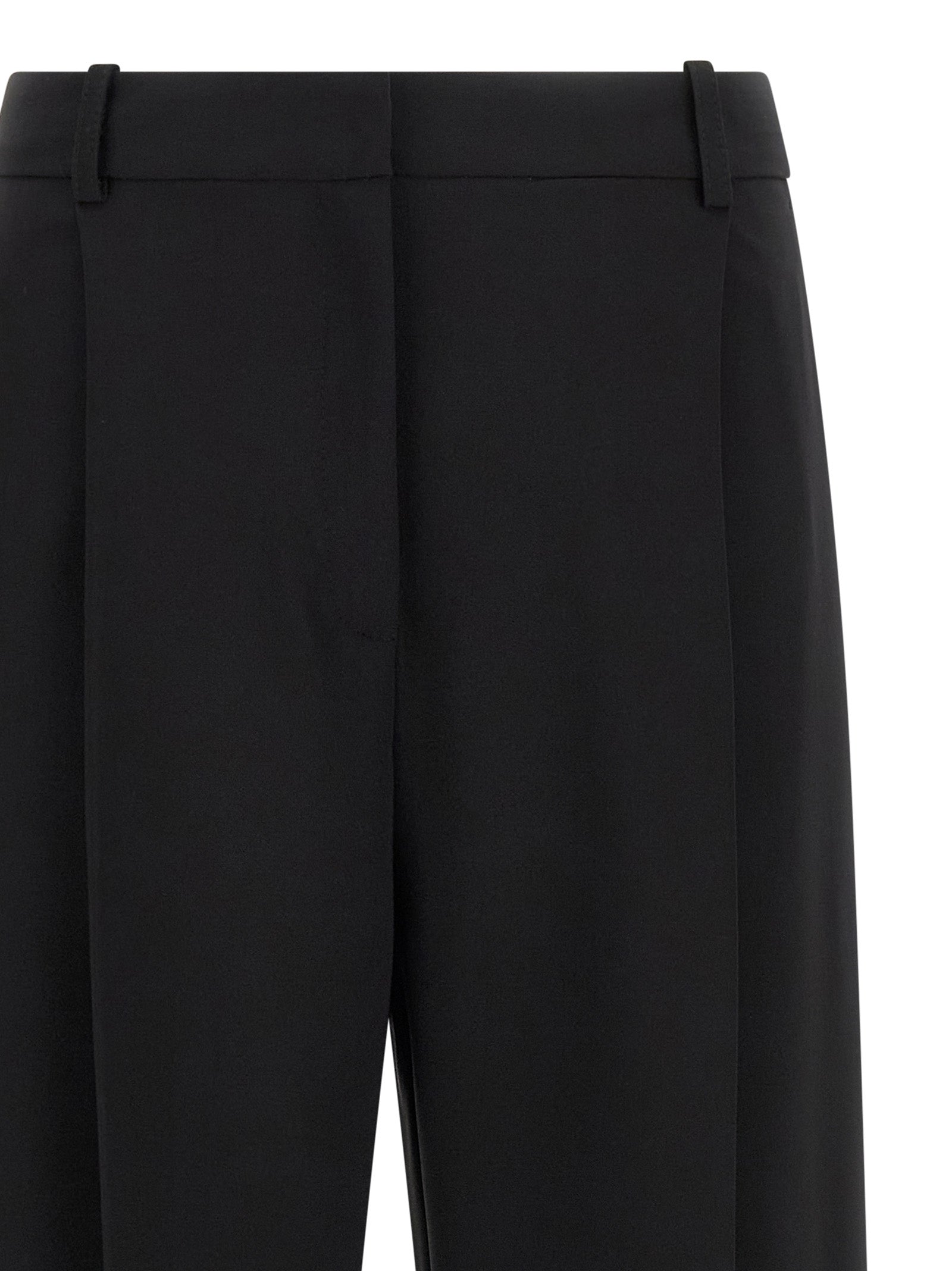 Elisabetta Franchi Black Polyester Casual Pants