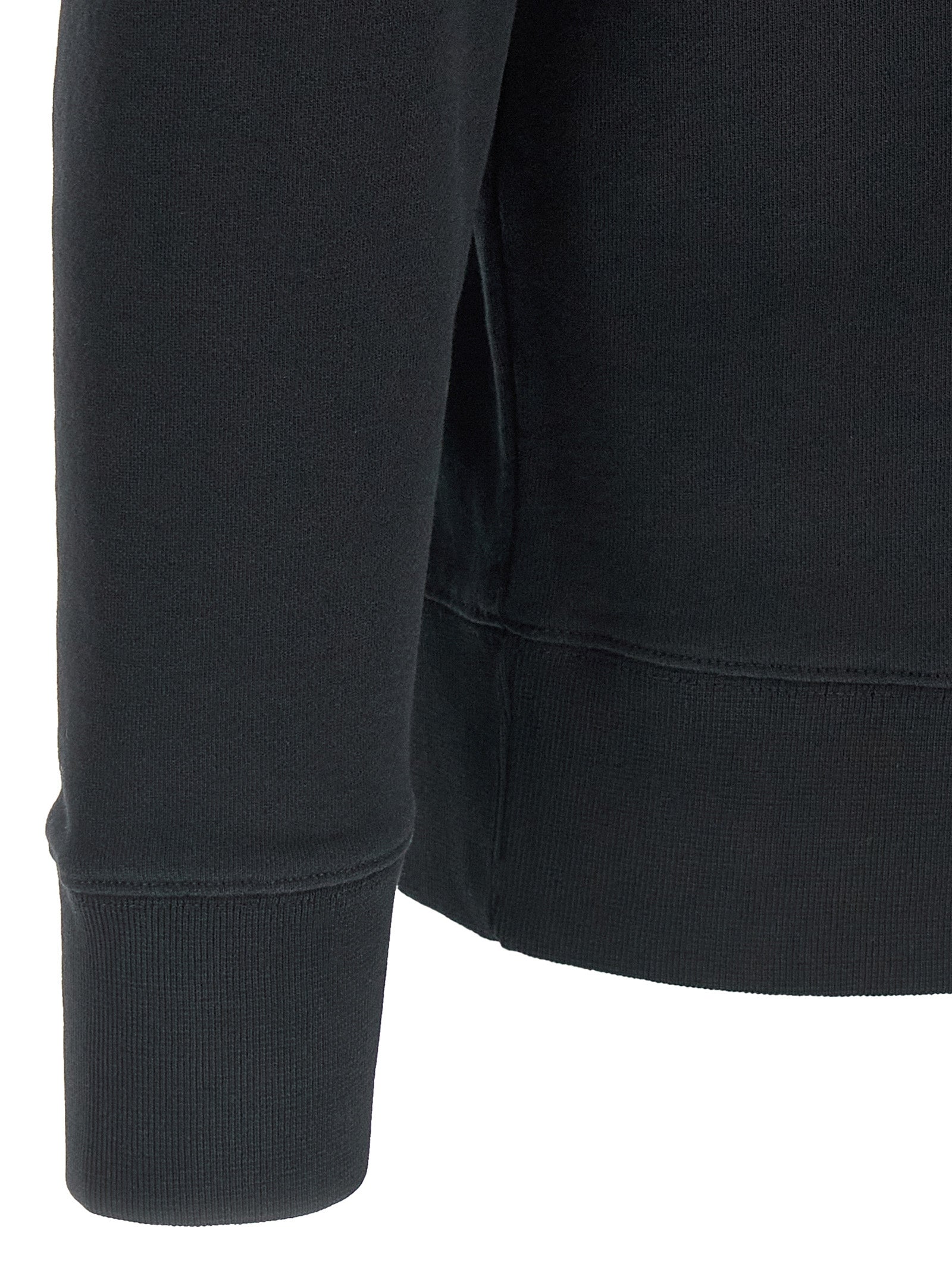 Maison Kitsuné Black Cotton Sweatshirt