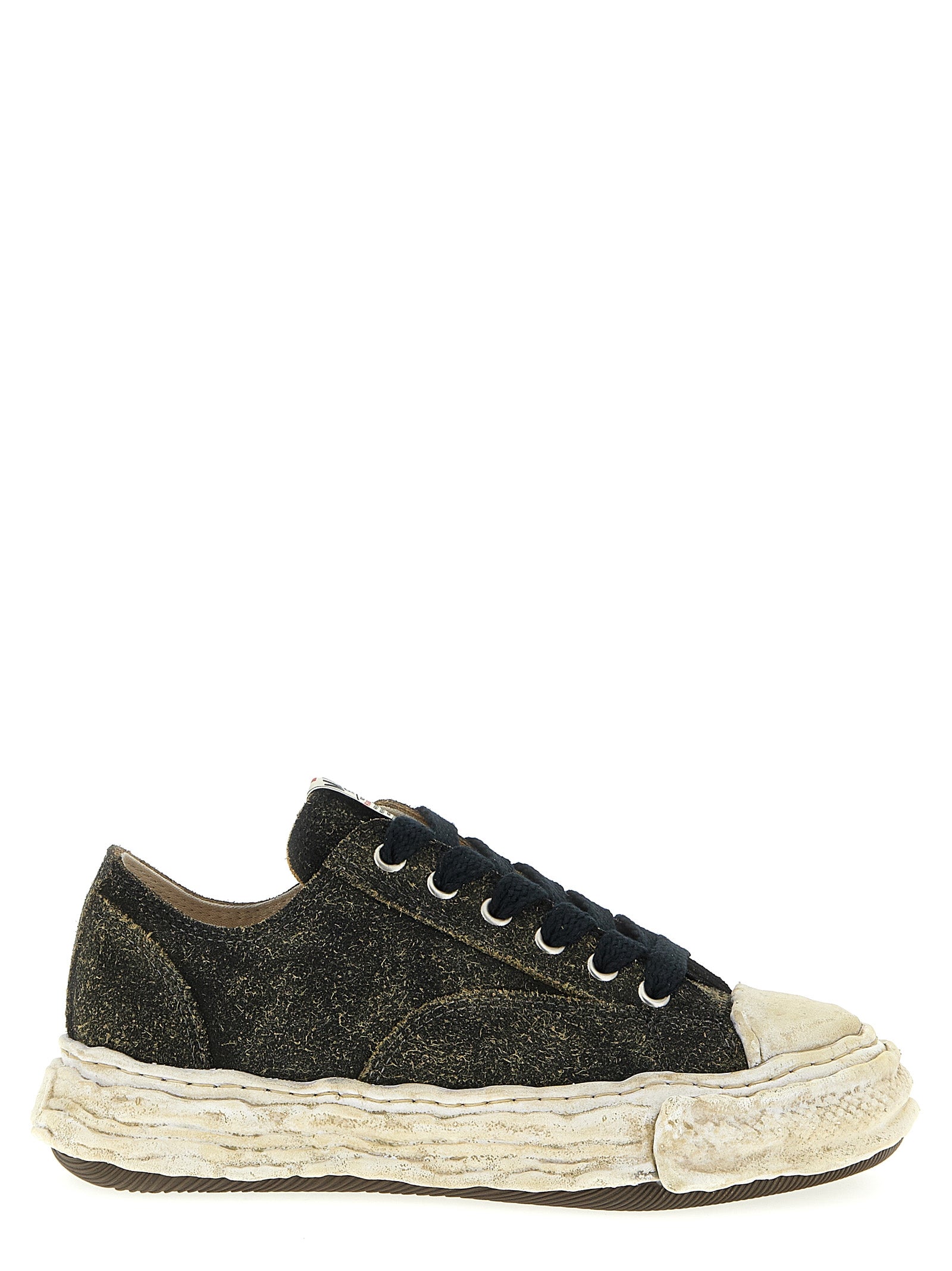 Maison Mihara Yasuhiro Black Cowhide Low Top Sneakers