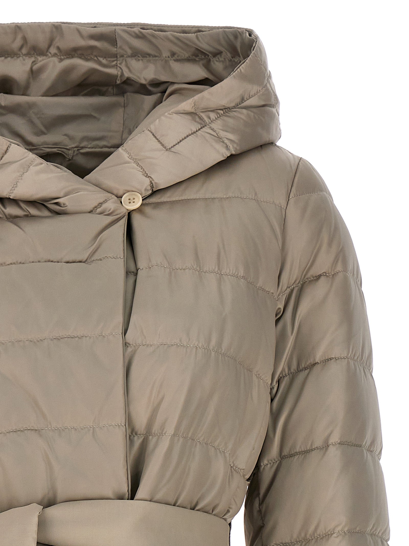 Max Mara Beige Polyamide Full-Length Jacket