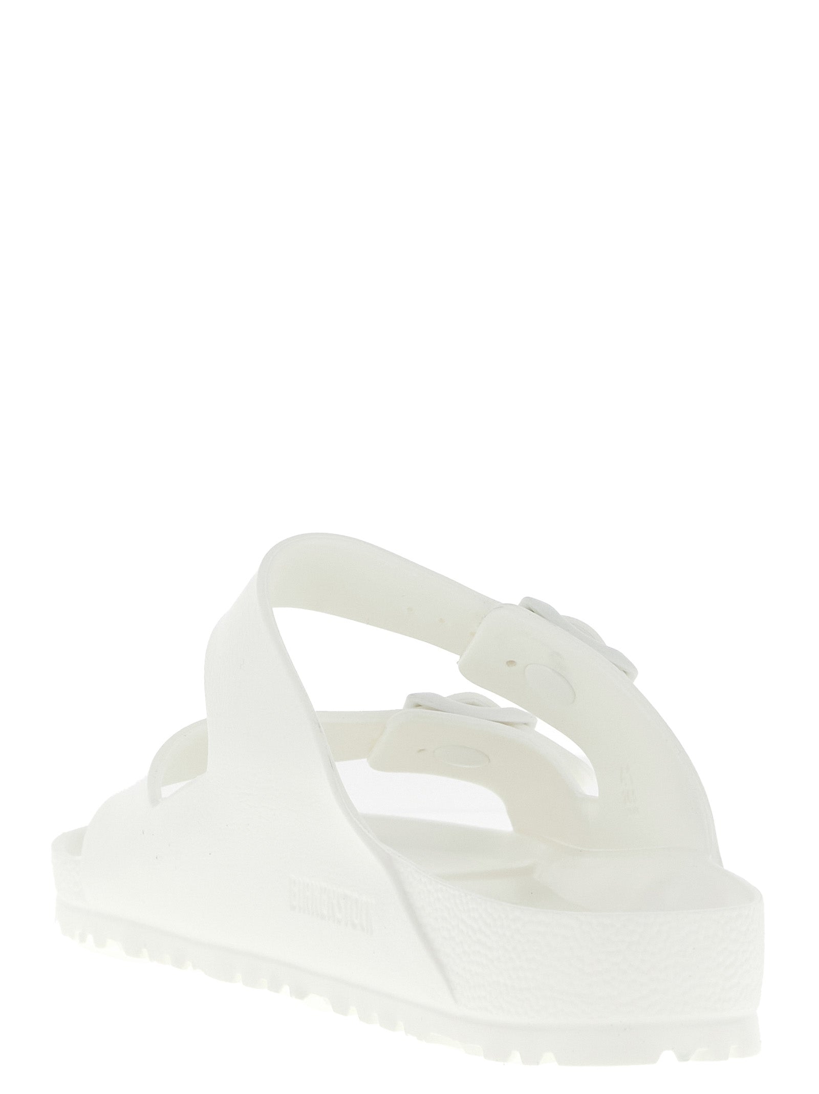 Birkenstock White Synthetic Slides