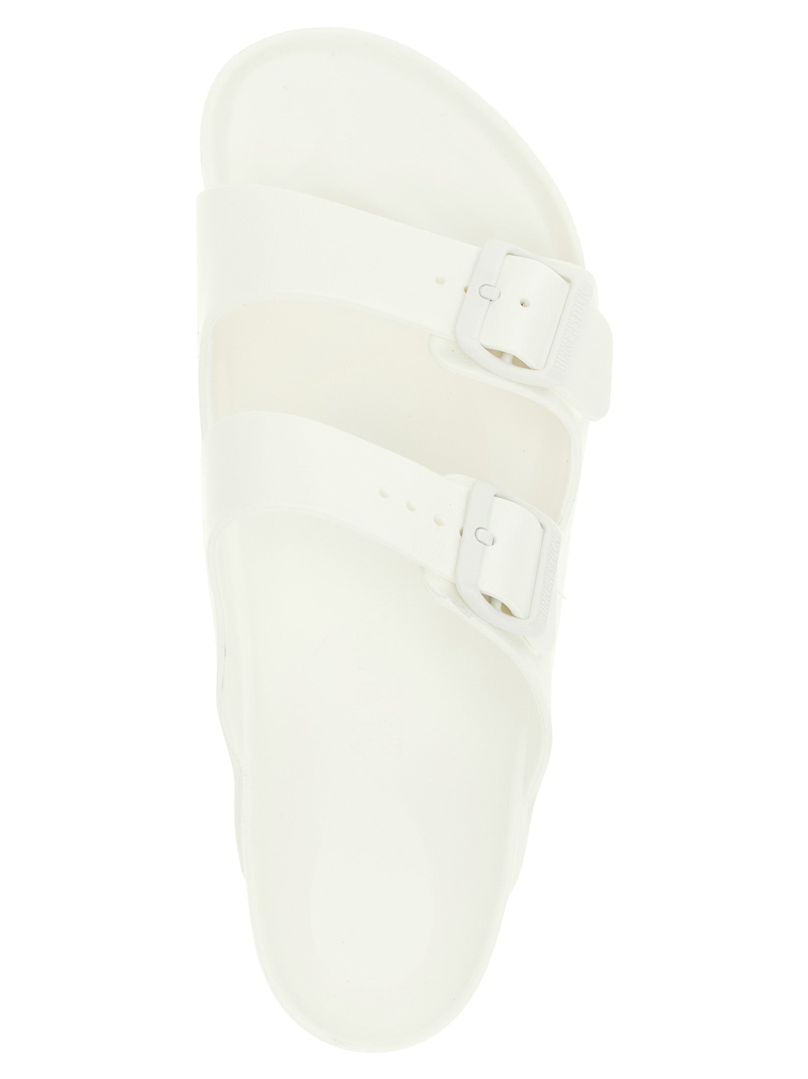 Birkenstock White Synthetic Slides