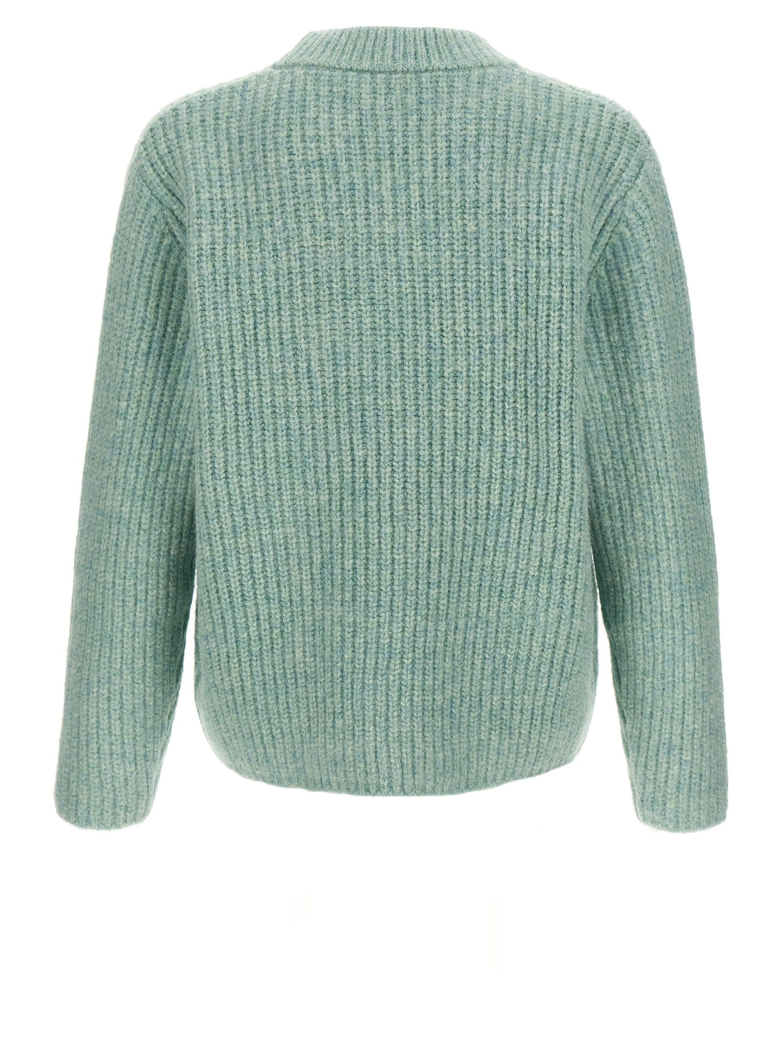 SÉFR Blue Marabou Cardigan
