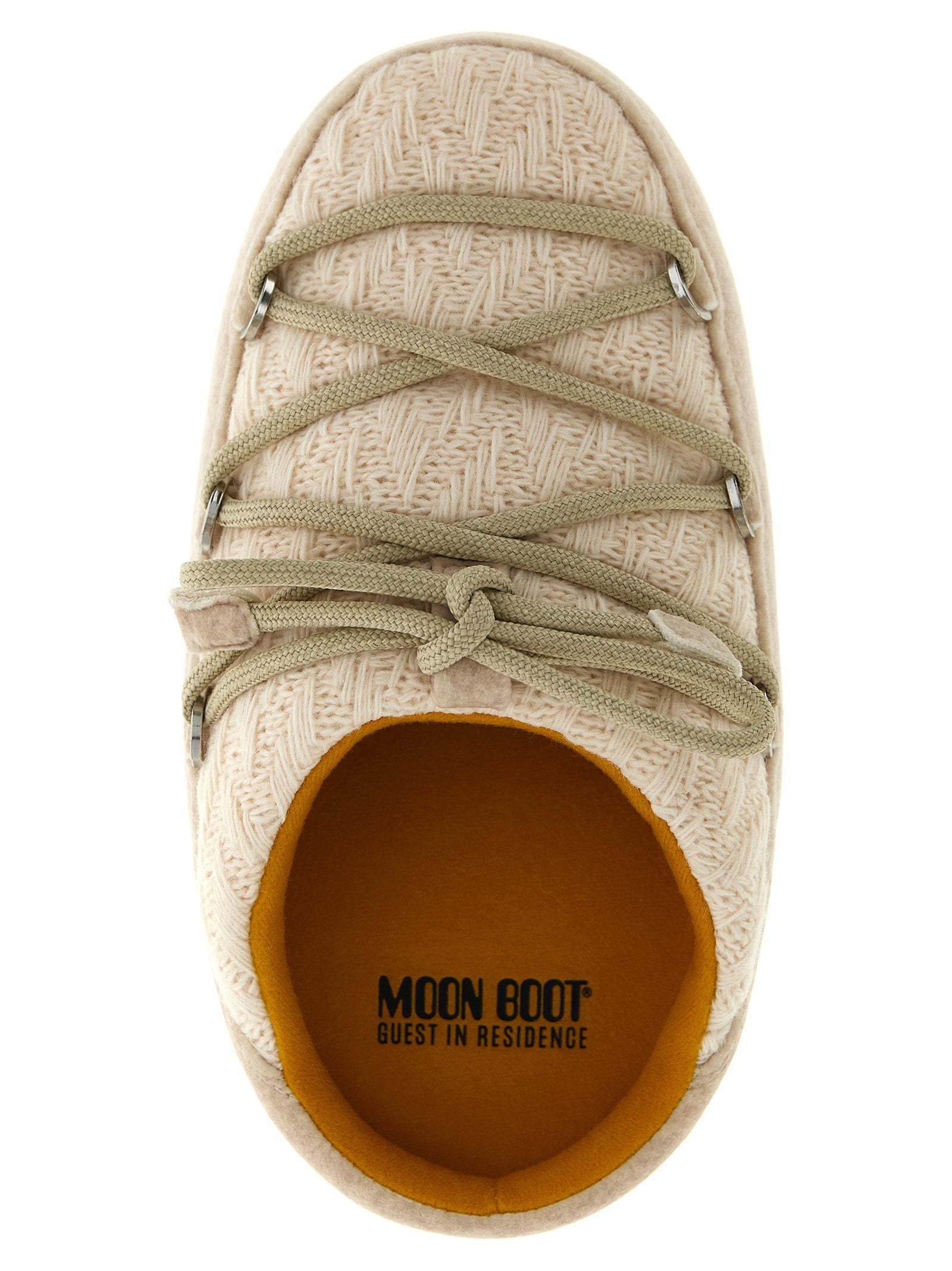 Moon Boot Beige Polyester Flat Boots