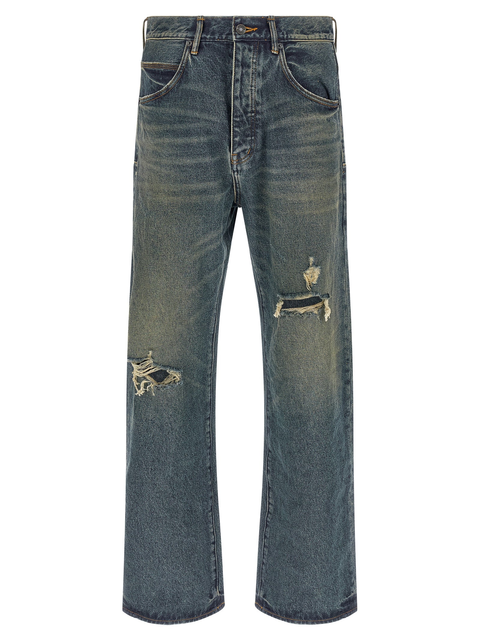 PURPLE Blue Ripped Denim Jeans