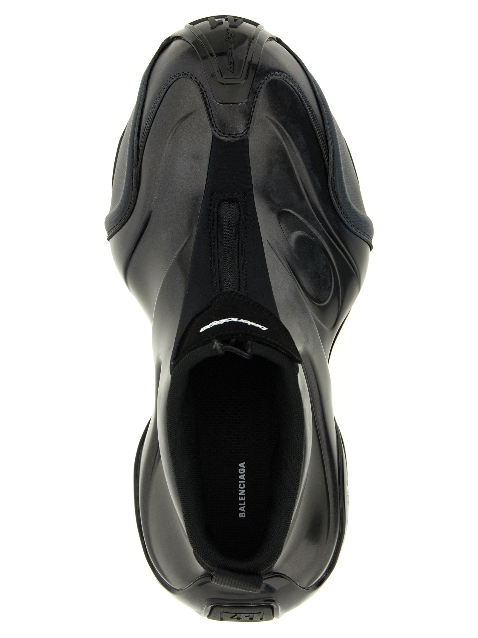 Balenciaga Black Polyester Athletic Sneakers