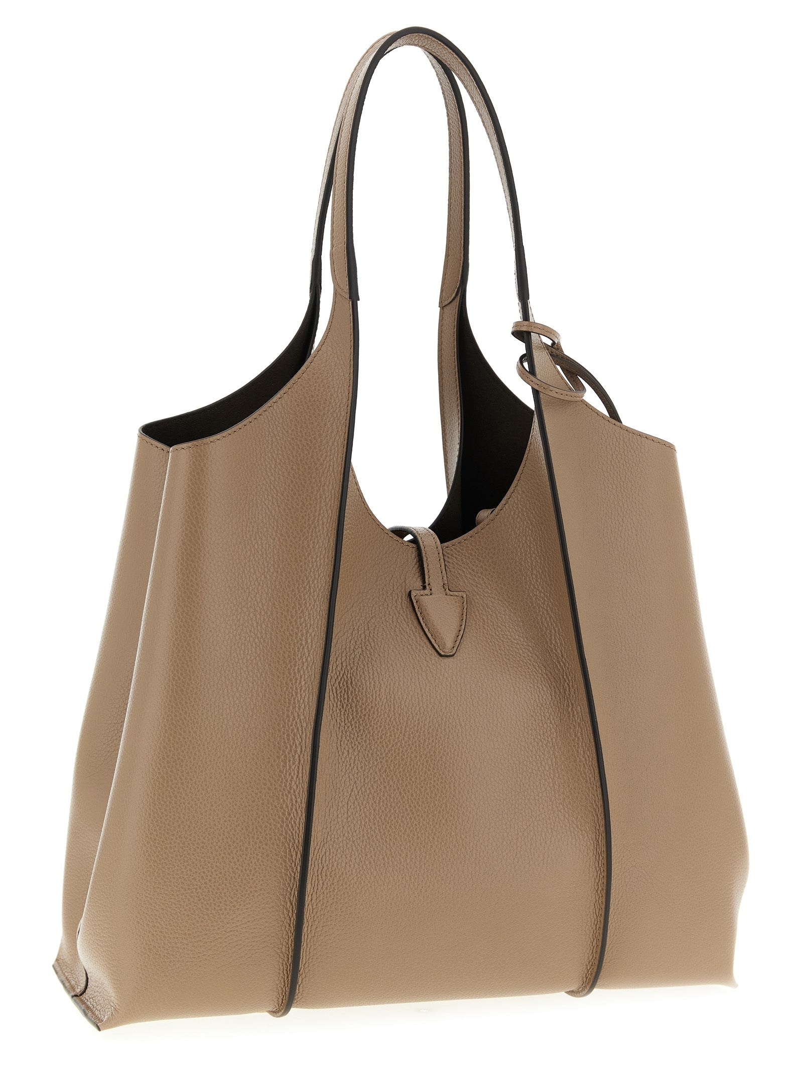 Tod's Beige Calfskin Tote Bag