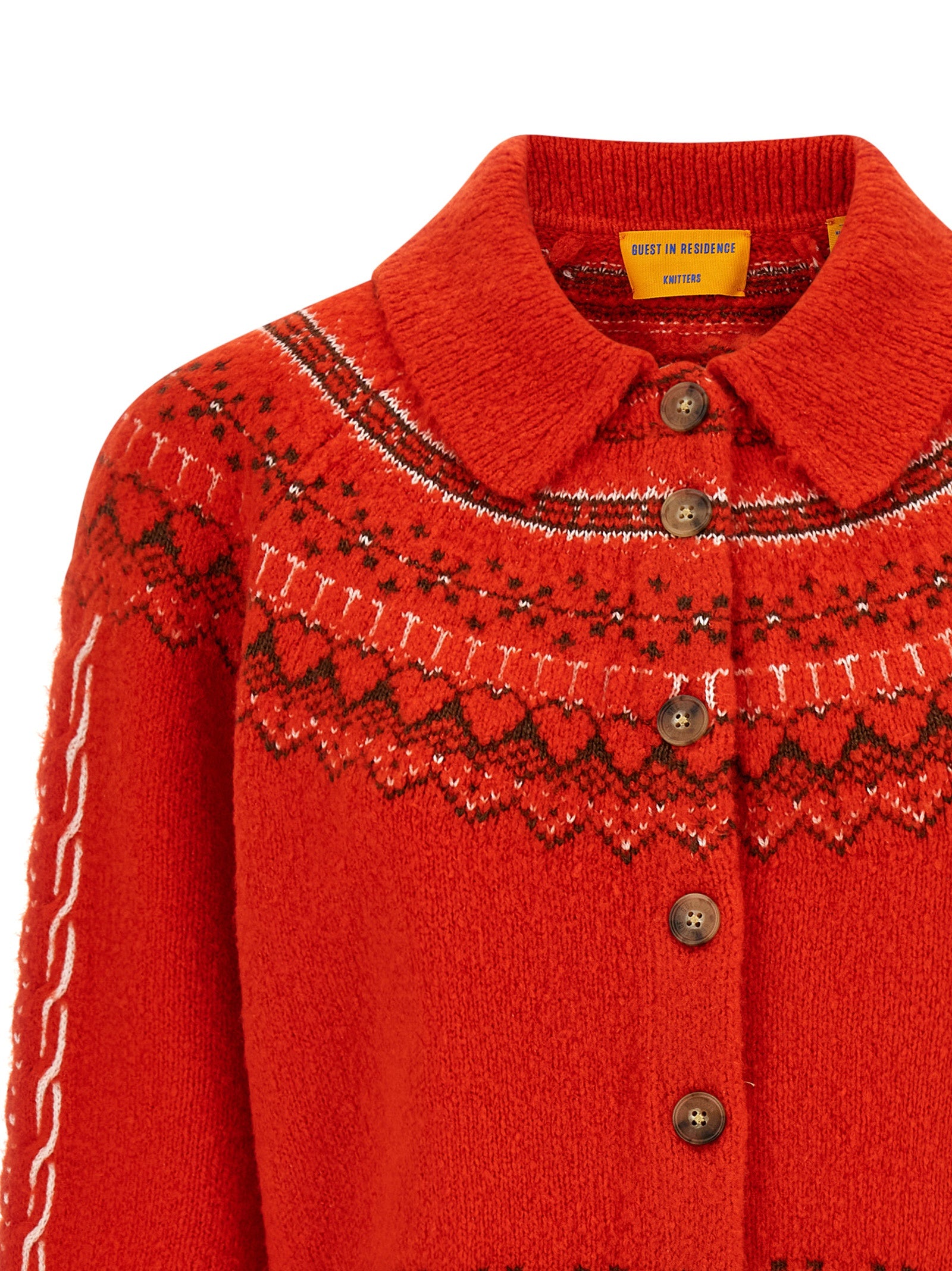 Guest in Residence Multicolor Wool Cardigan
