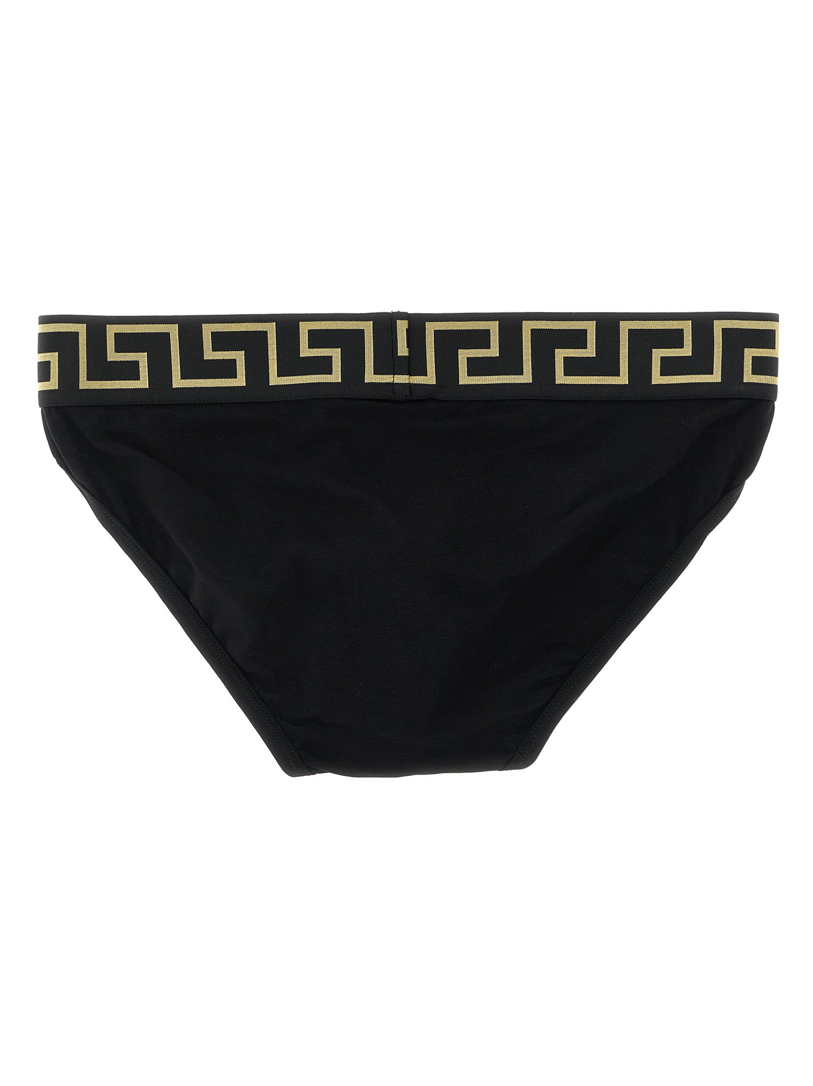 Versace Black Cotton Briefs
