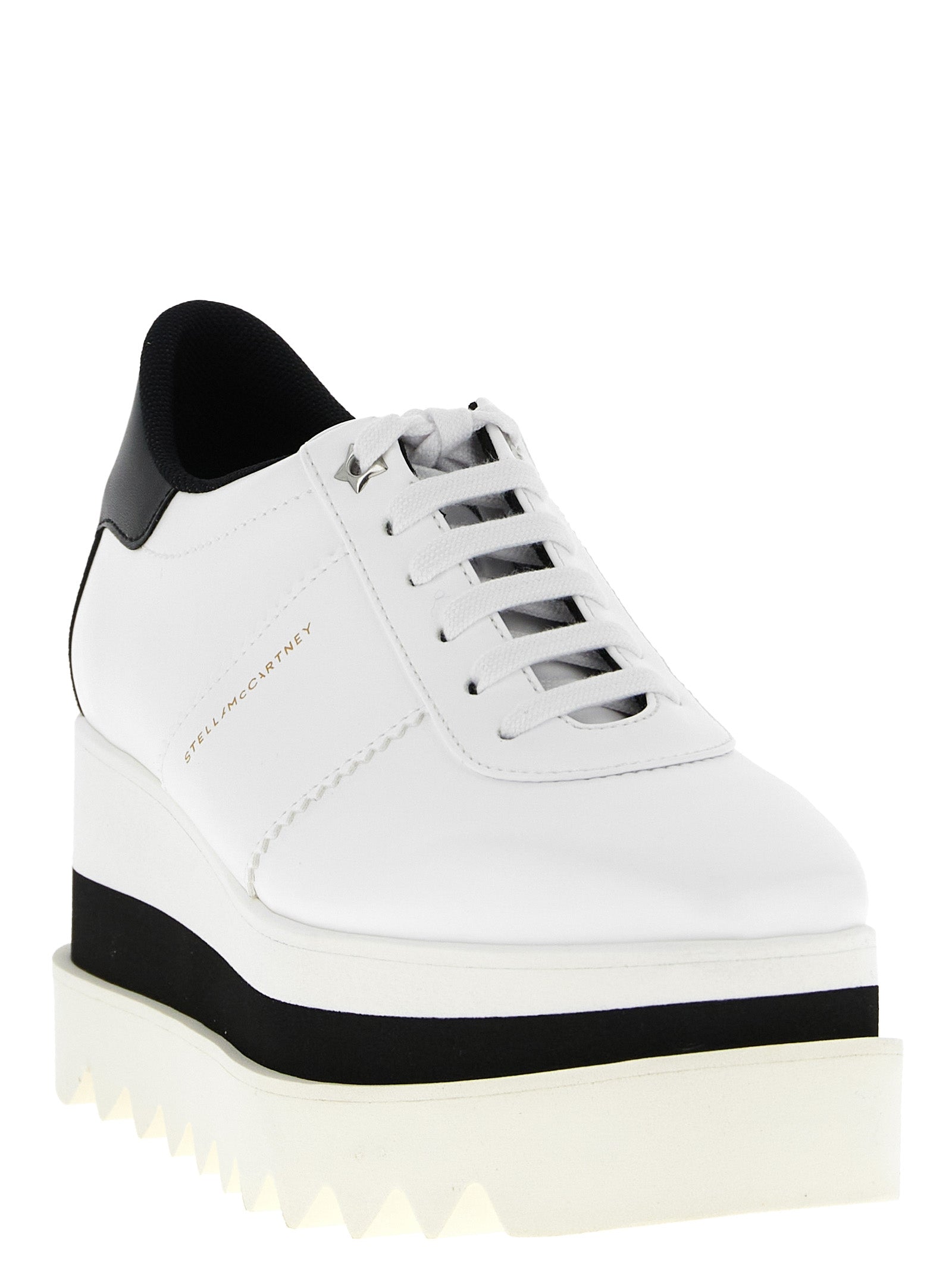 Stella McCartney Bicolor Polyethylene Wedge Sandals