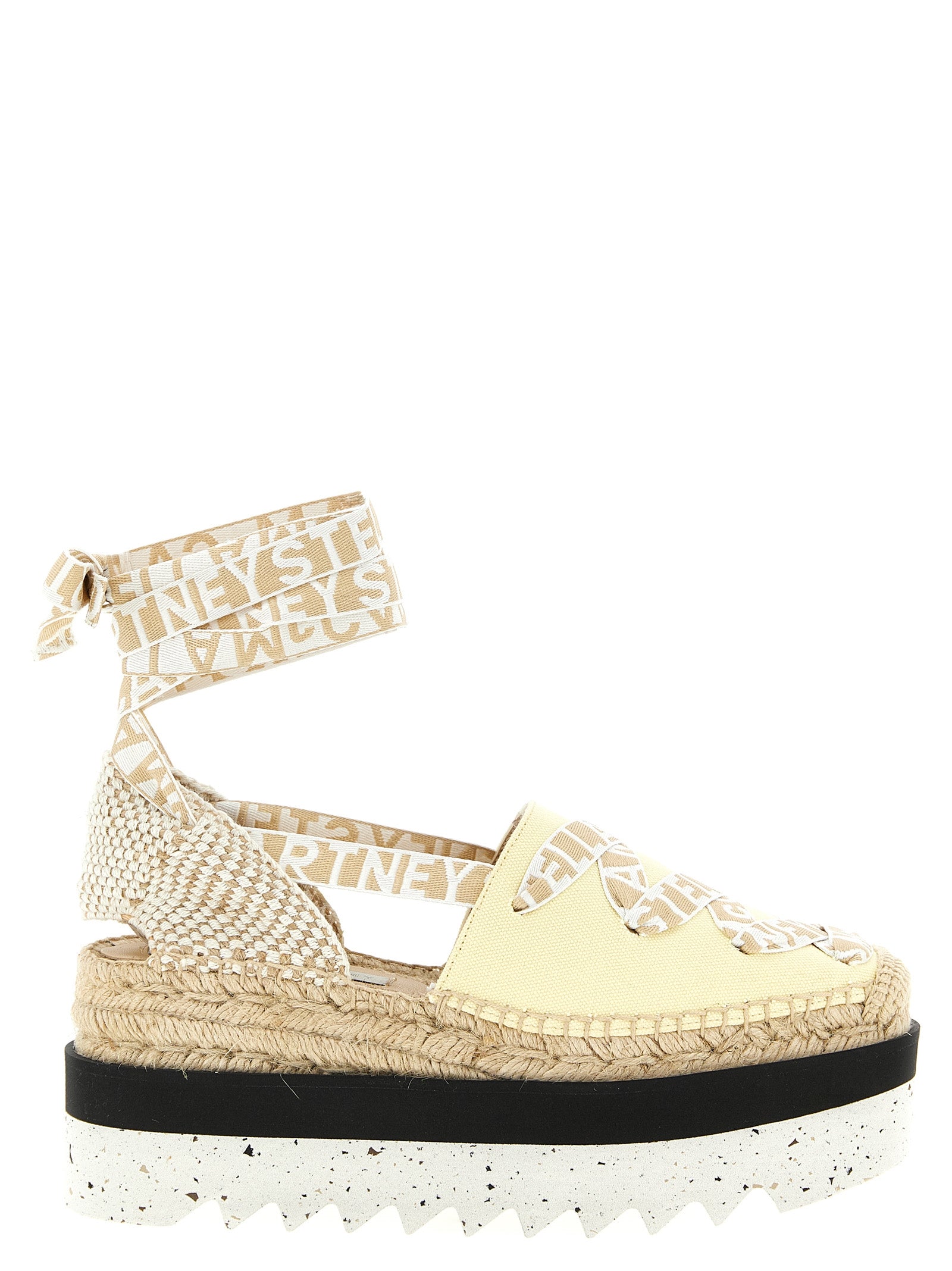 Stella McCartney Bicolor Polyethylene Wedge Sandals
