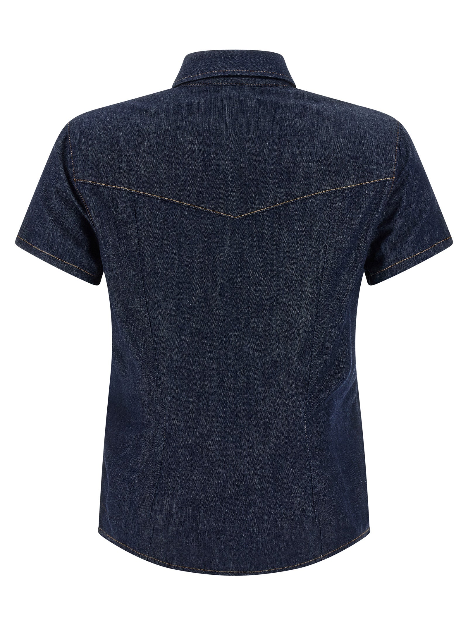 Khaite Blue Cotton Blouse