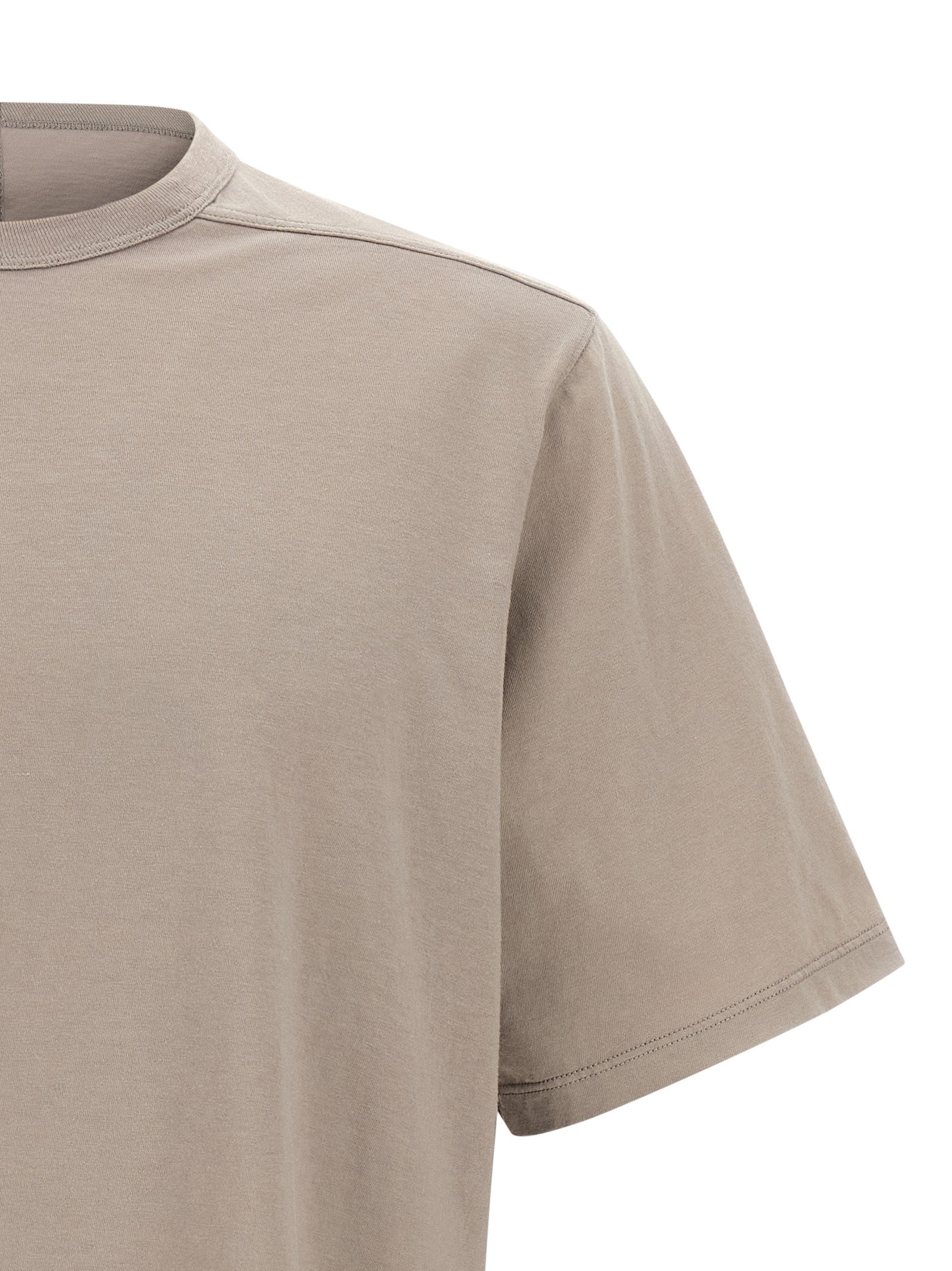 Rick Owens Beige Cotton T-Shirt