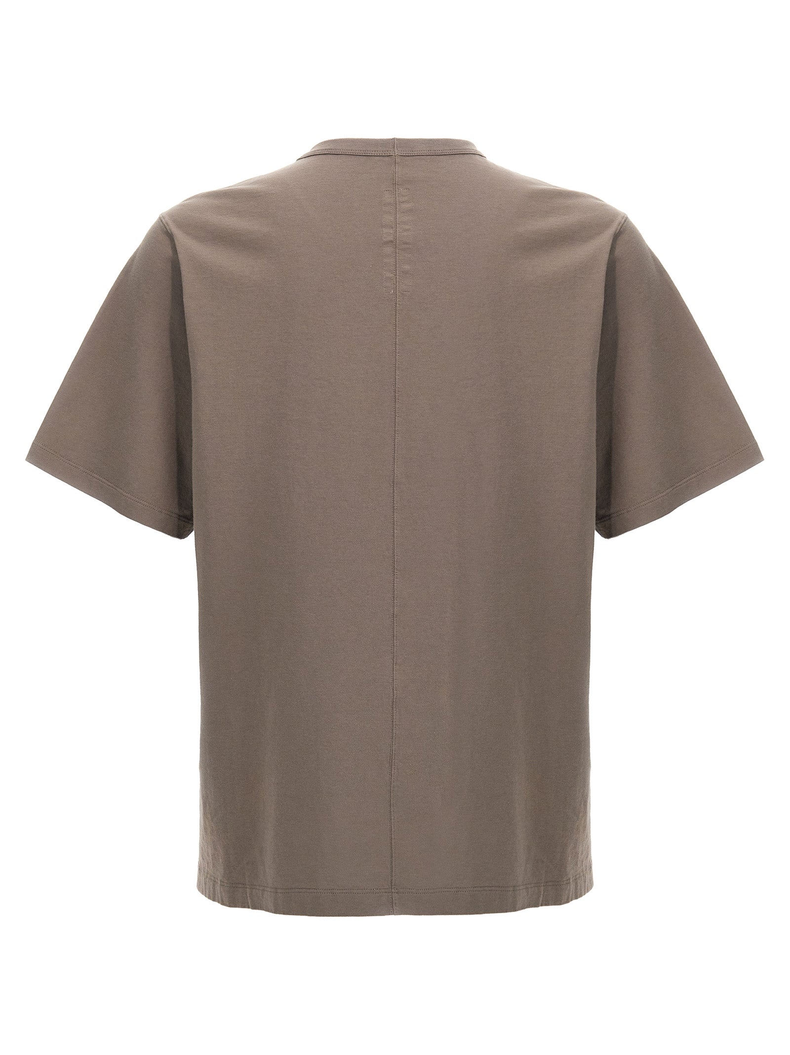 Rick Owens Gray Cotton T-Shirt