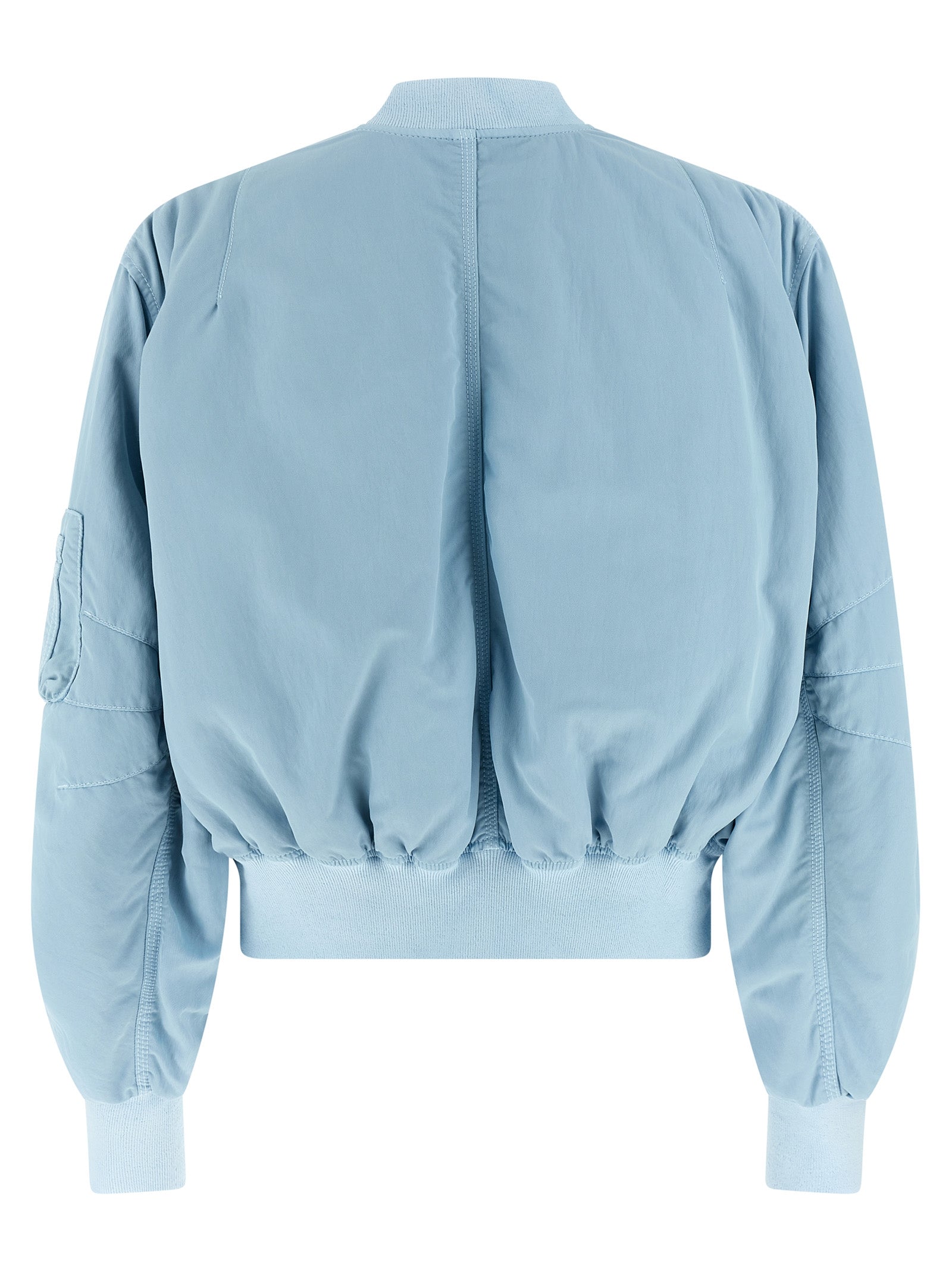 The Attico Blue Polyamide Bomber