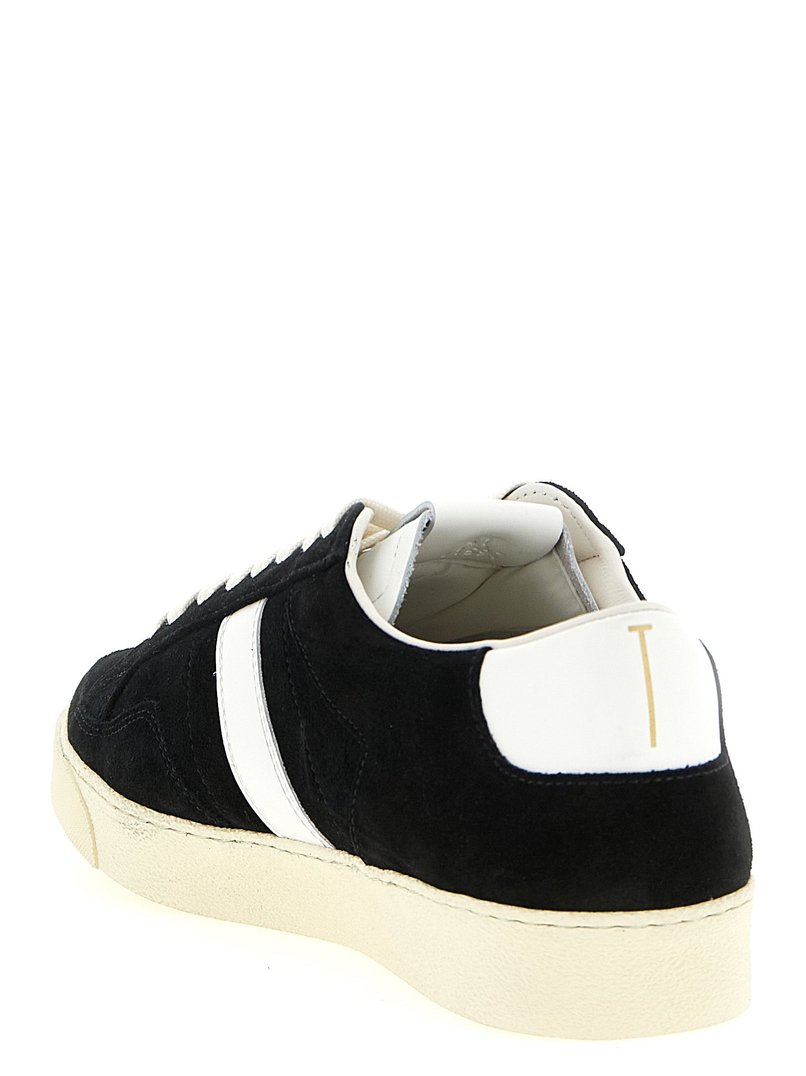 Tom Ford Bicolor Leather Low Top Sneakers