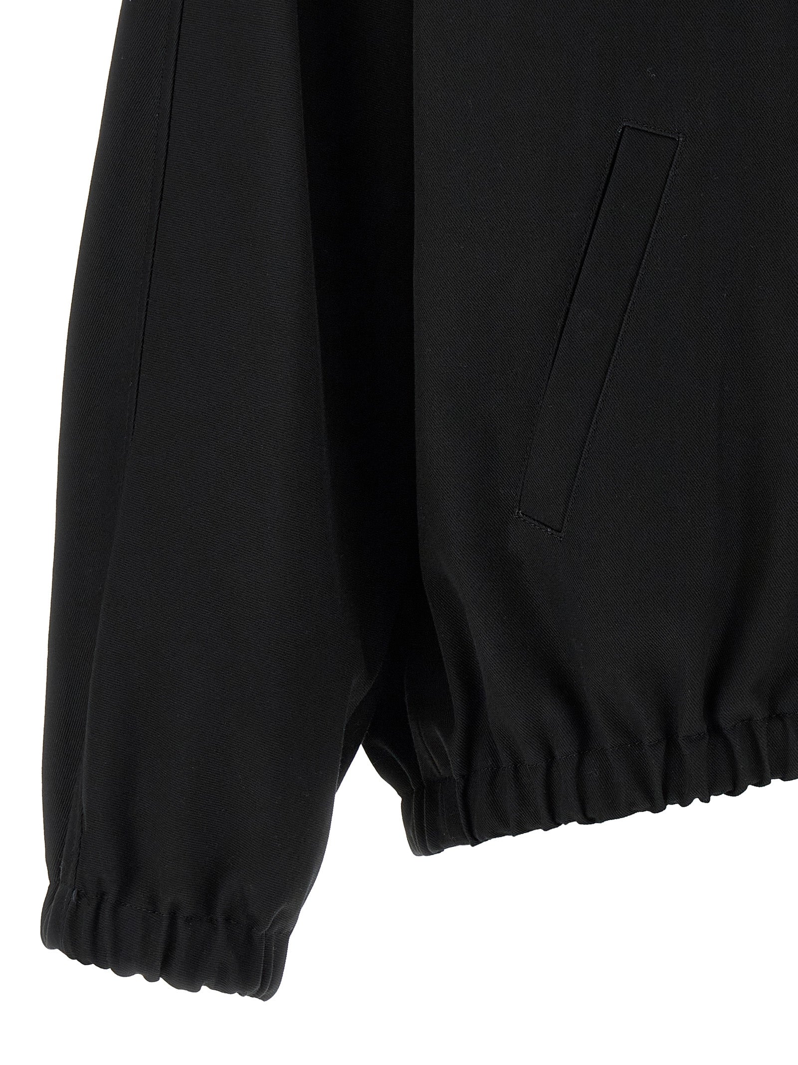 Courrèges Black Cotton Bomber
