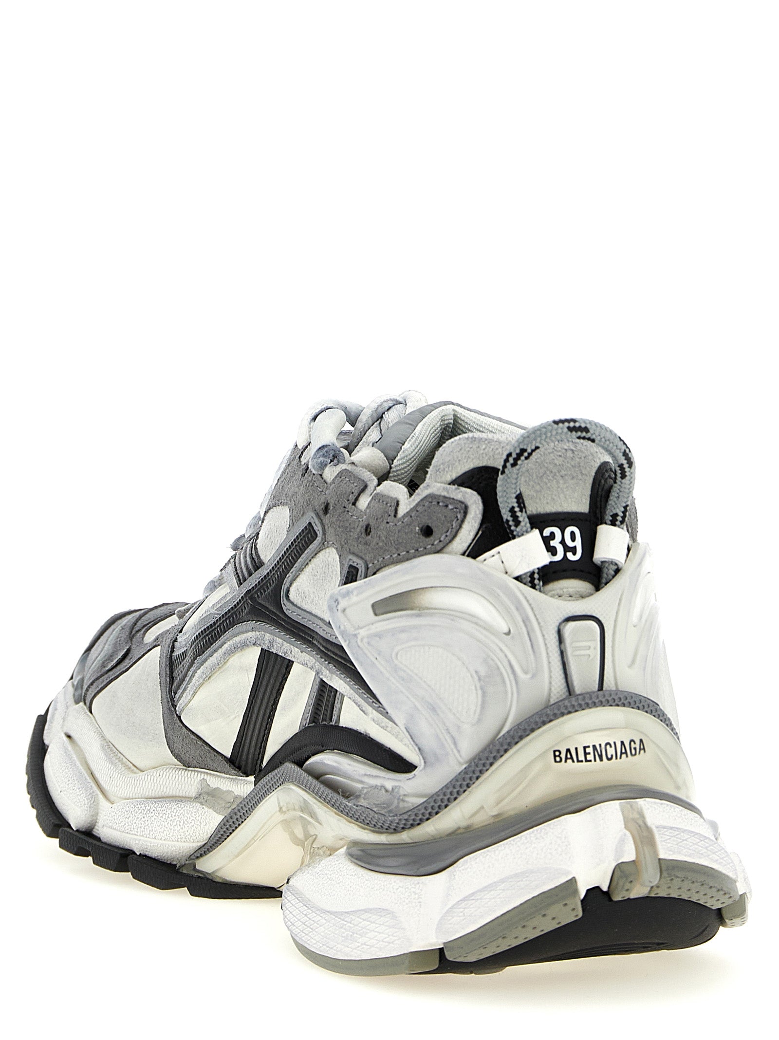 Balenciaga Gray Polyethylene Athletic Sneakers