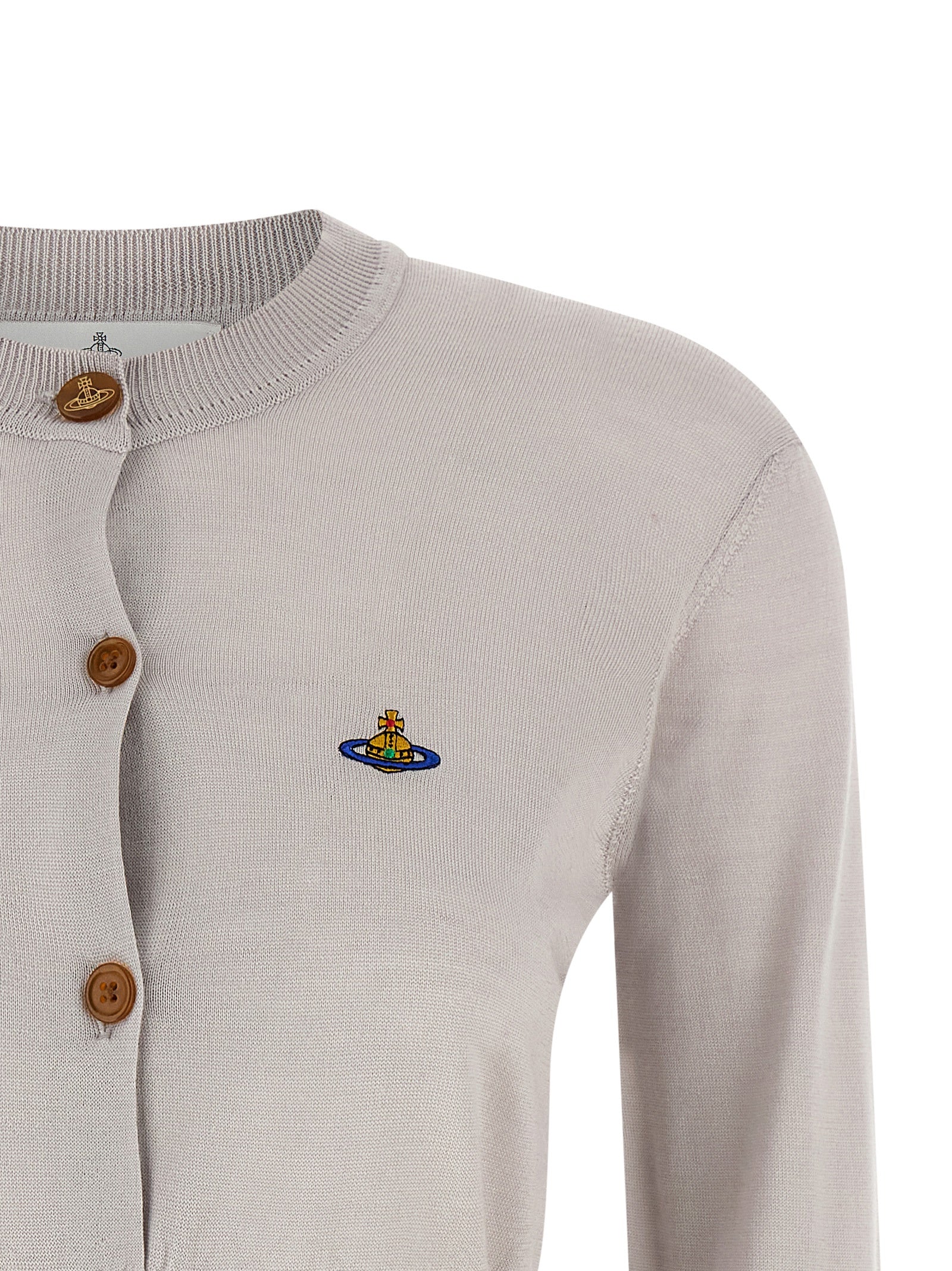 Vivienne Westwood Gray Wool Cardigan