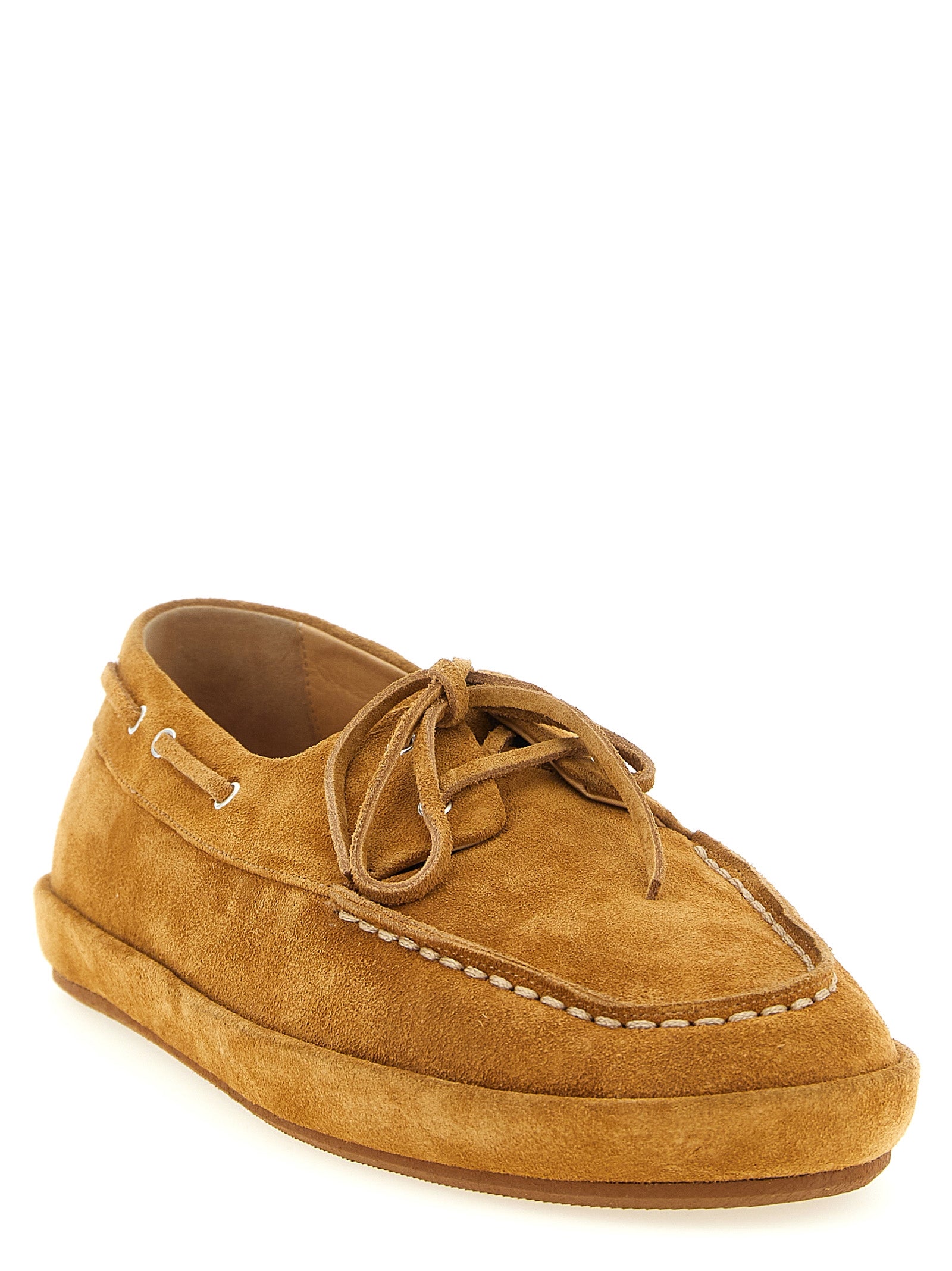 Marsell Brown Calfskin Slip-On Loafers