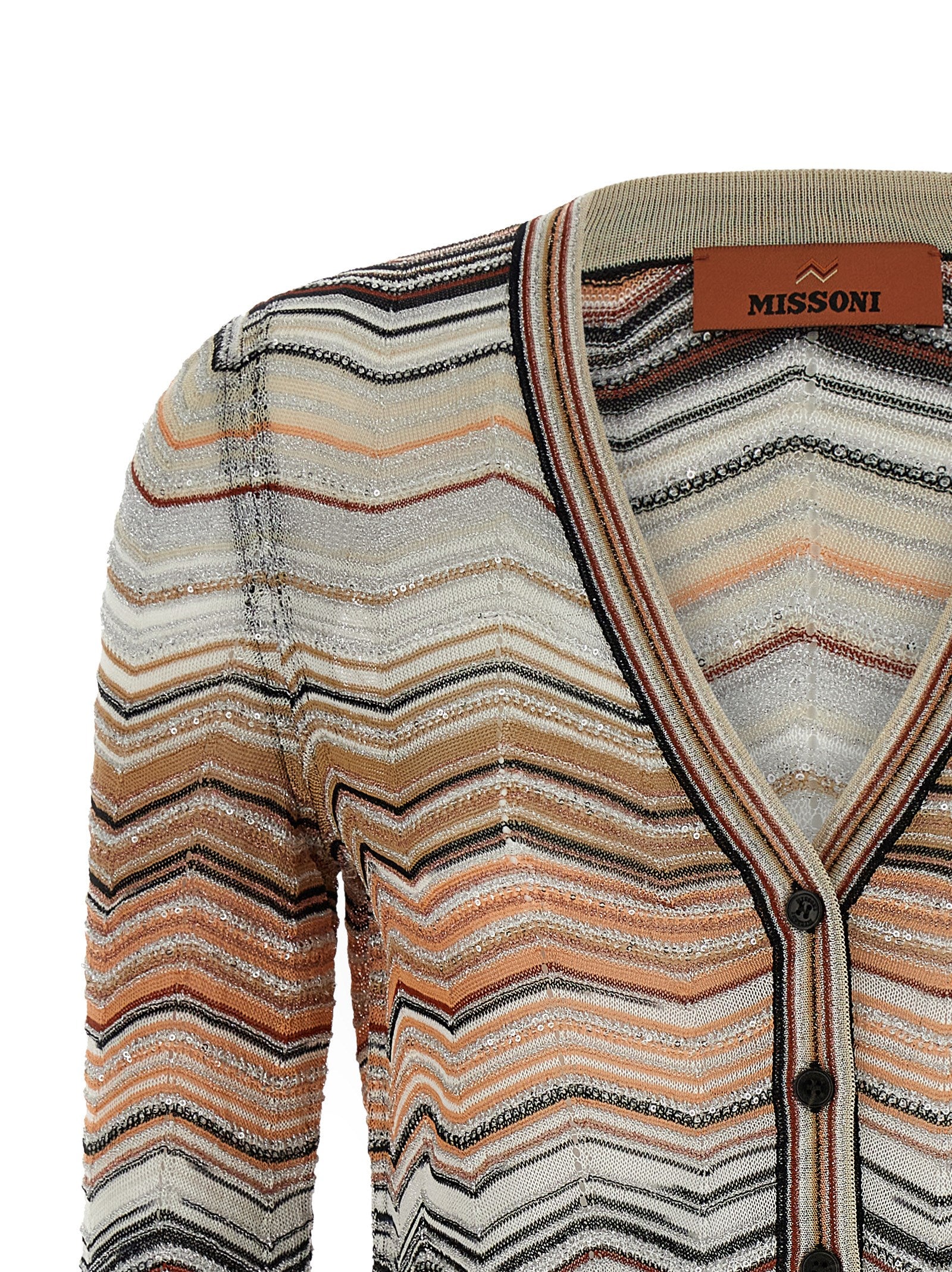 Missoni Brown Viscose Cardigan