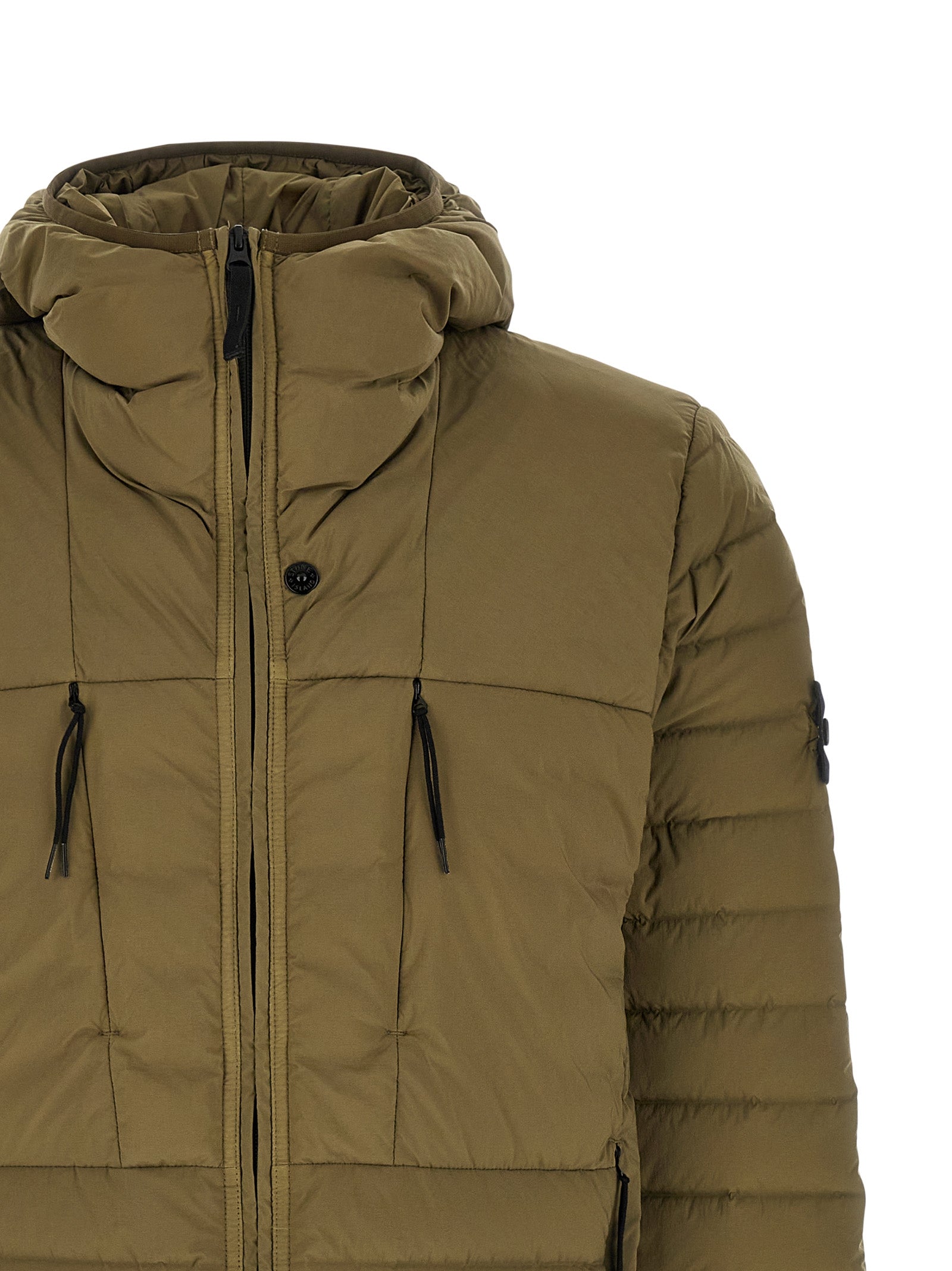 Stone Island Bicolor Polyamide Full-Length Jacket