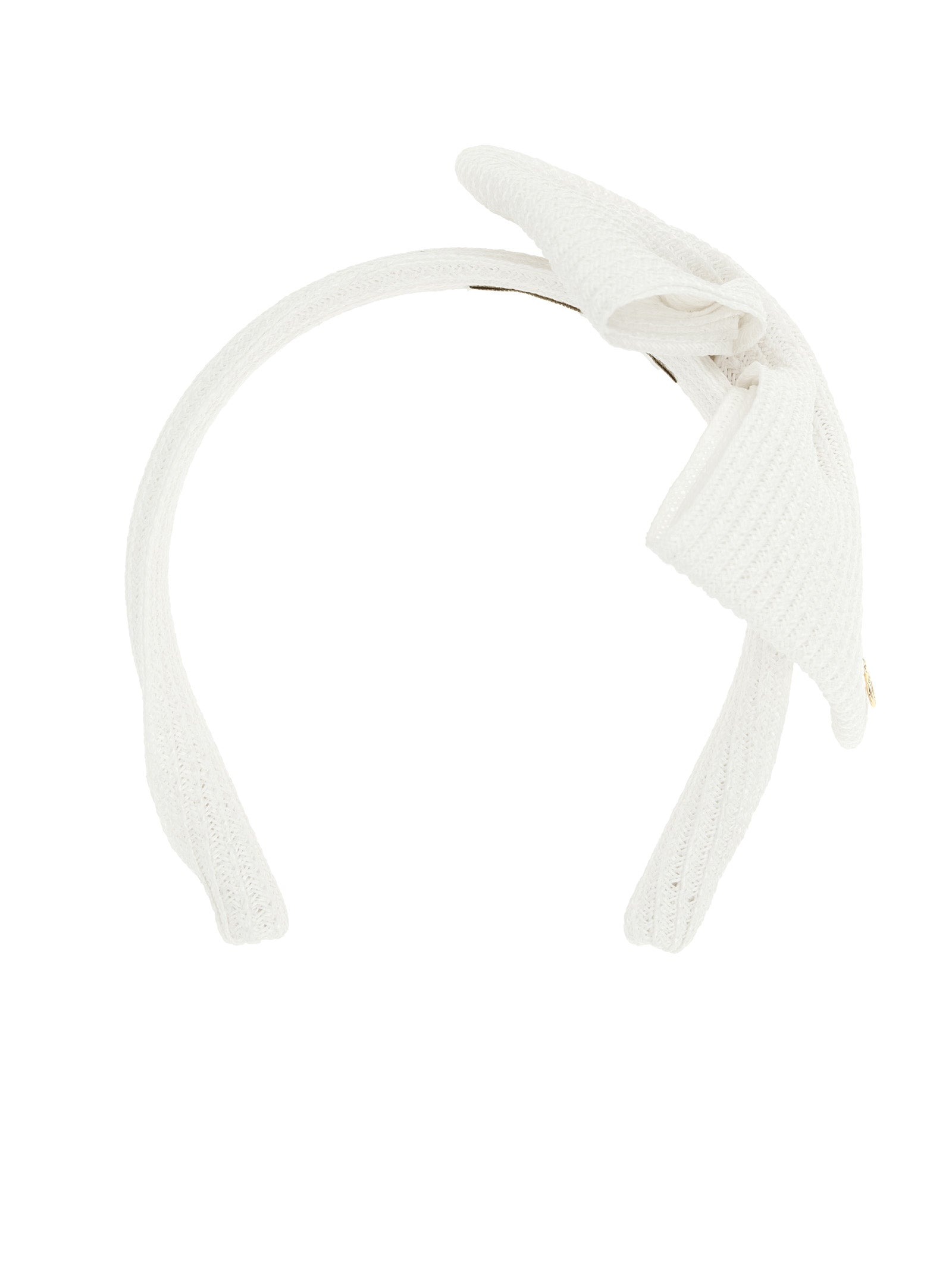 Maison Michel White Papier Headband