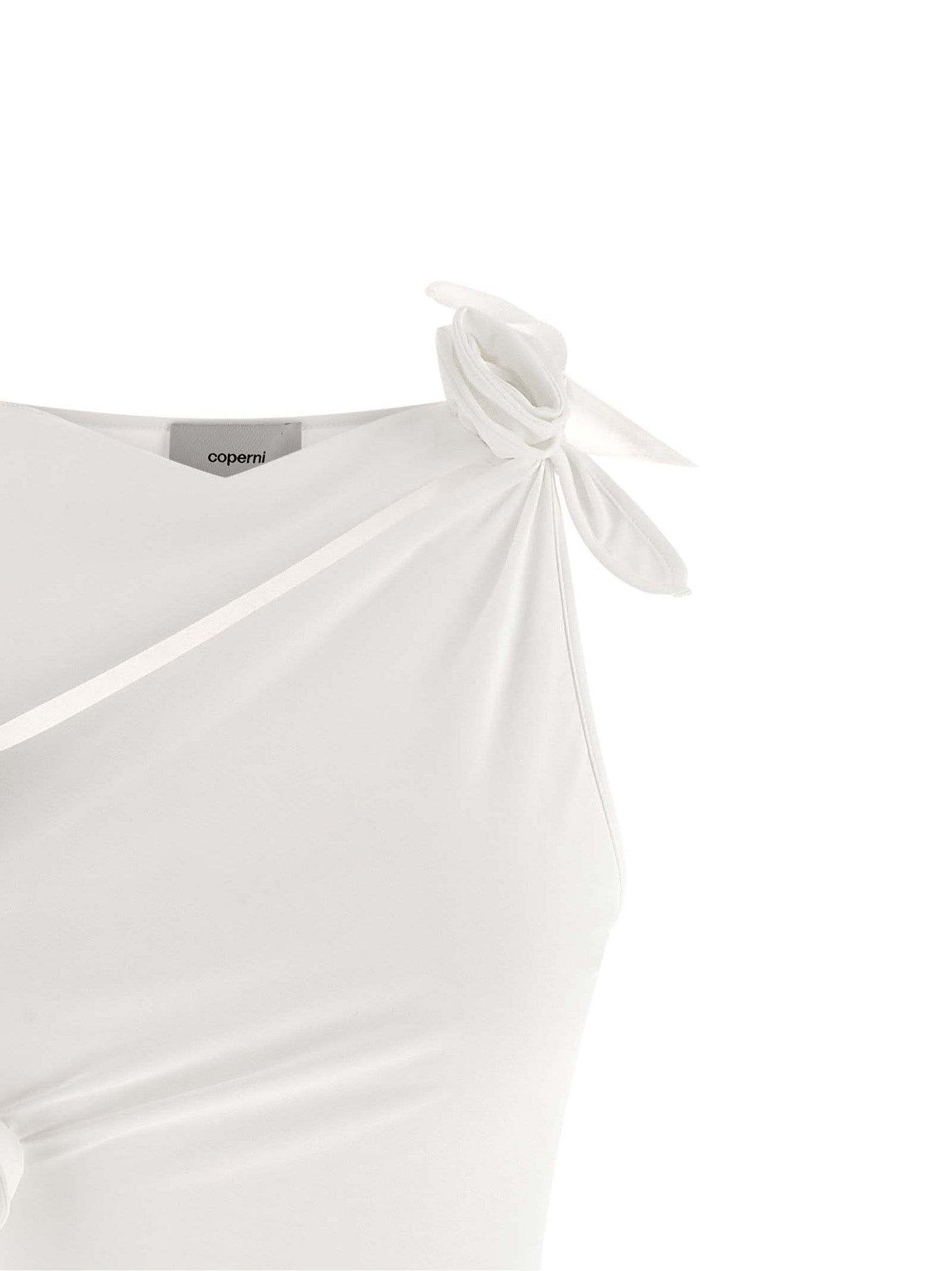 Coperni White Polyamide Short Dress